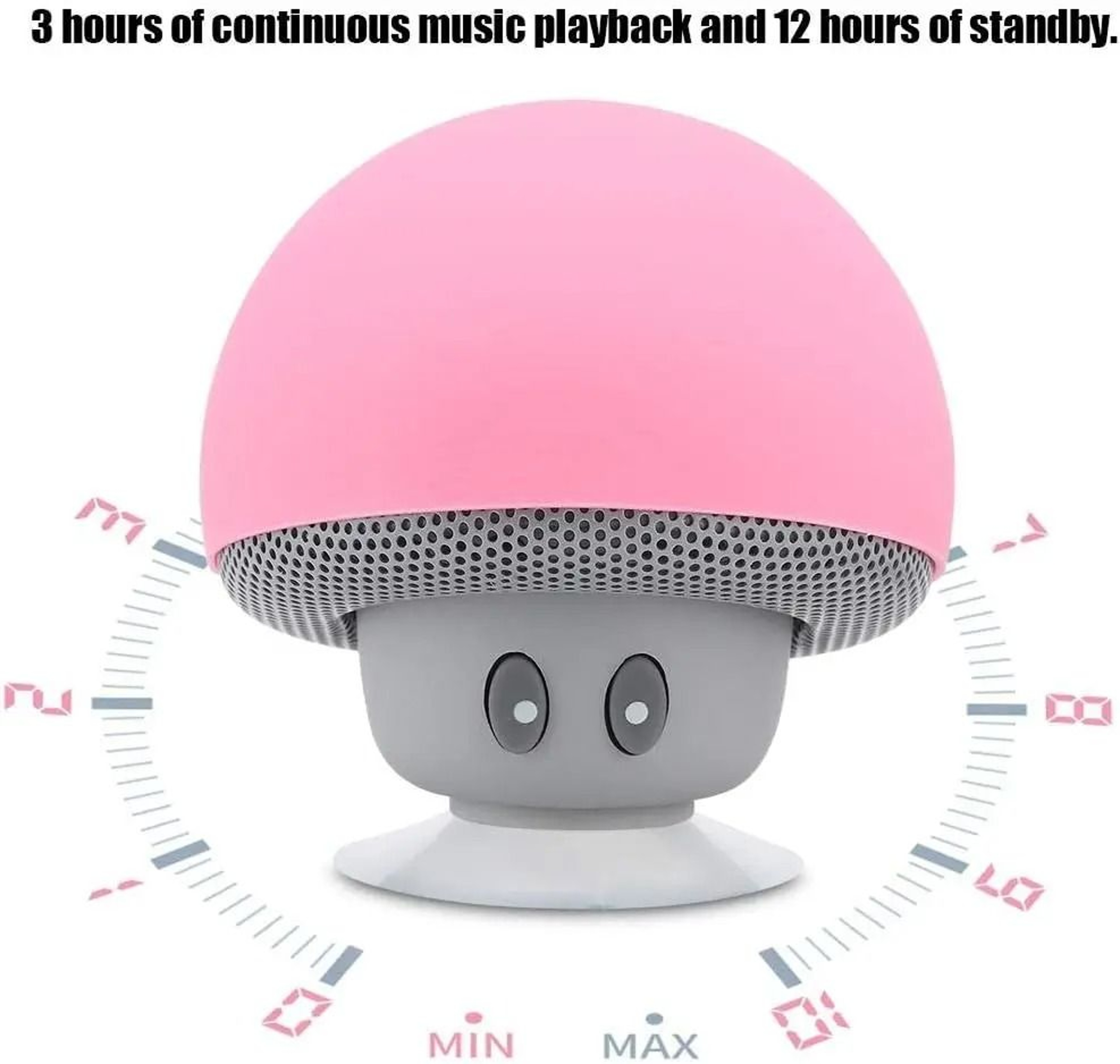 Portable Wireless Bluetooth Speaker With Deep Bass And Suction Mount 1