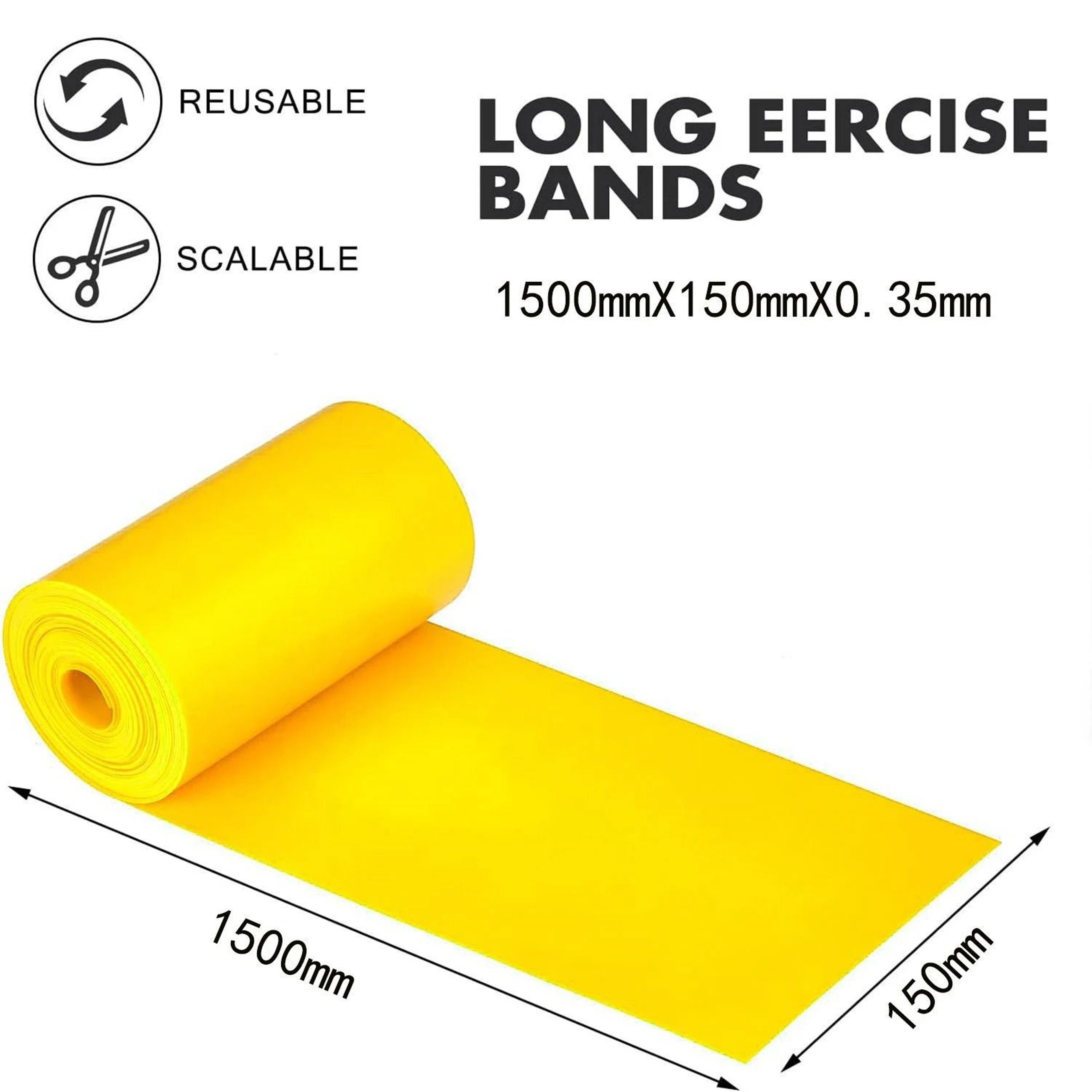 Yoga Pilates Resistance Band Long Stretch Training Band For Home Gym 3