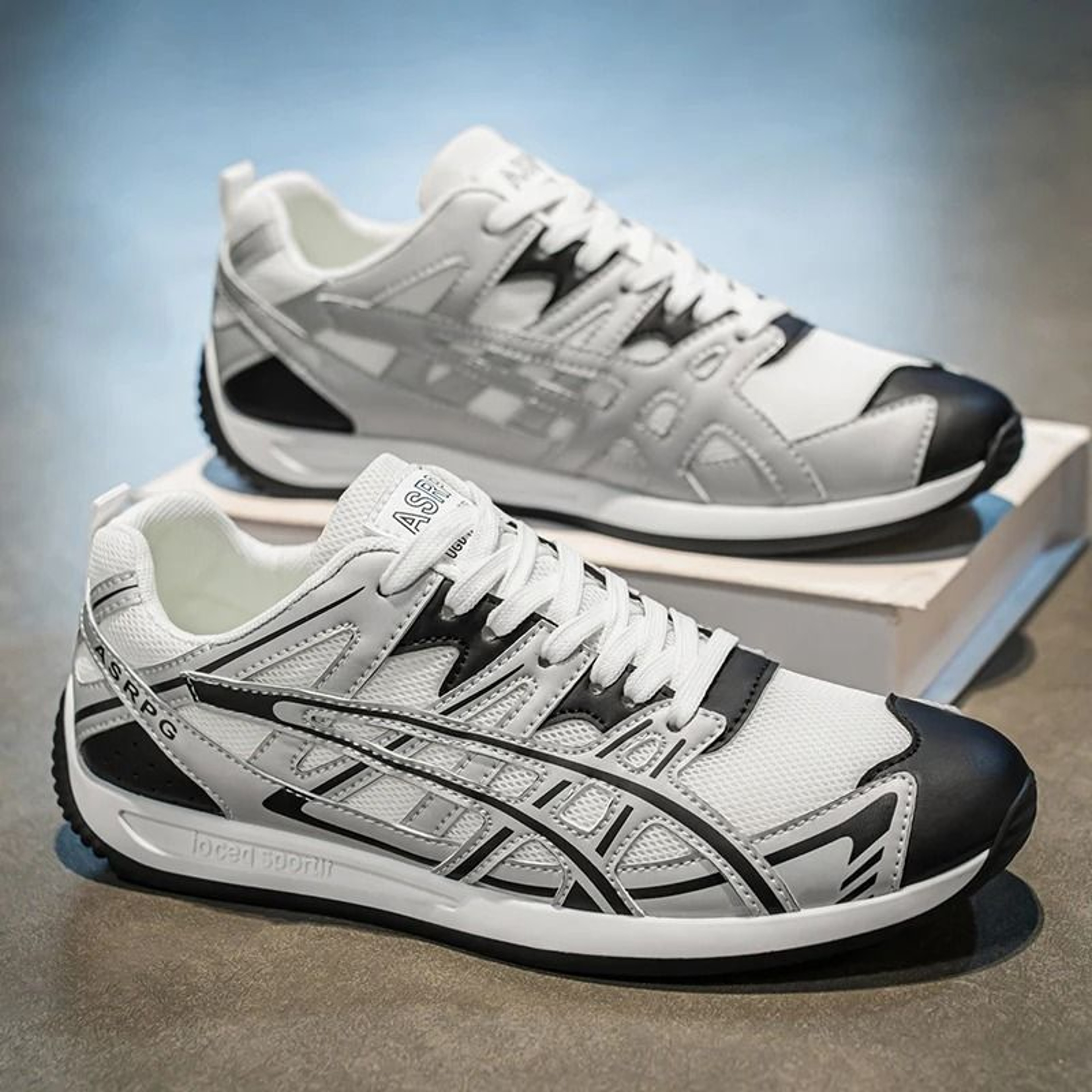 Mens Casual Breathable Low Top Sneakers 1
