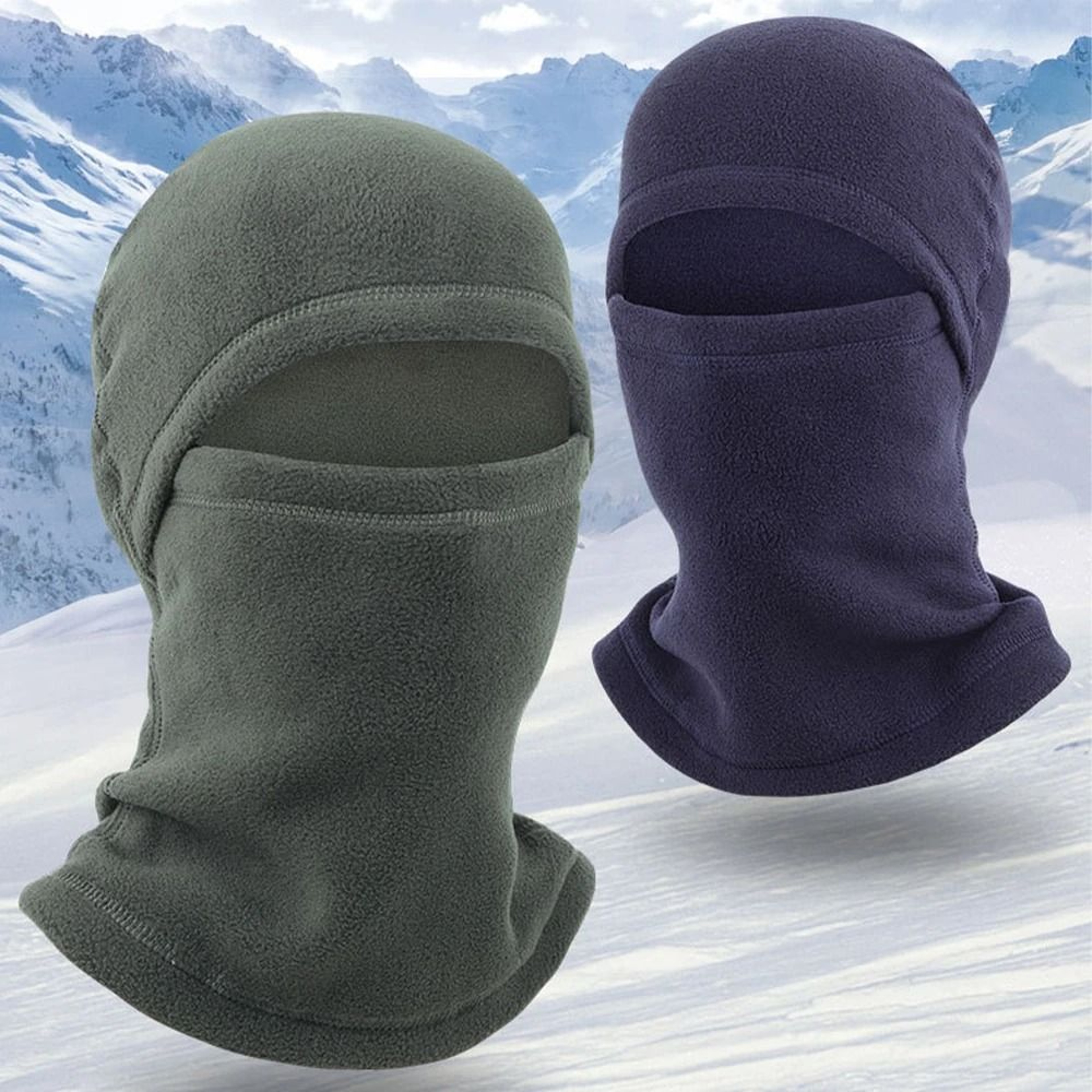Winter Warm Outdoor Full Face Mask Balaclava Fleece Windproof Cover Hat 4