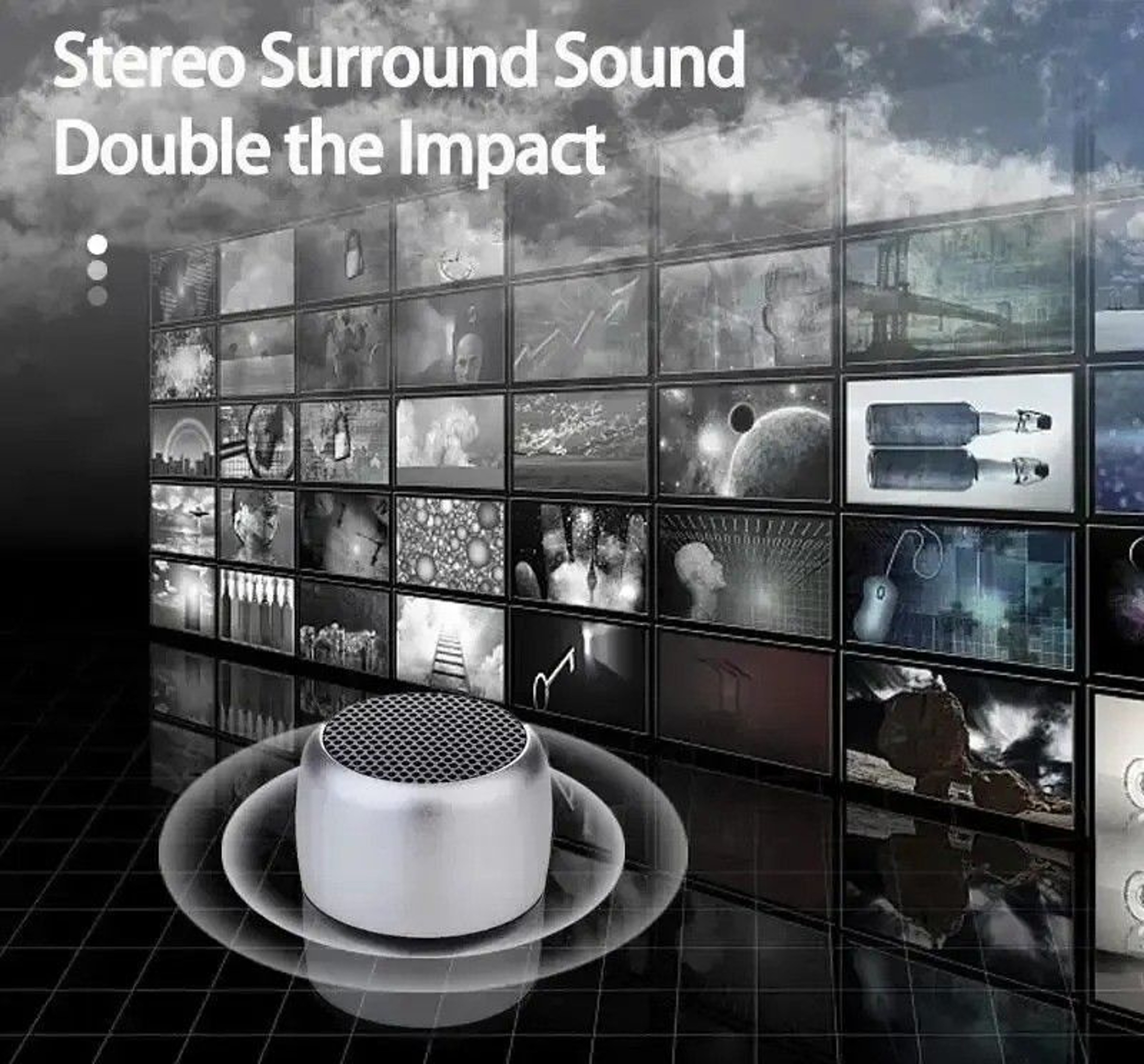 Mini Portable Bluetooth Speaker With Subwoofer Sound And Microphone Input 0