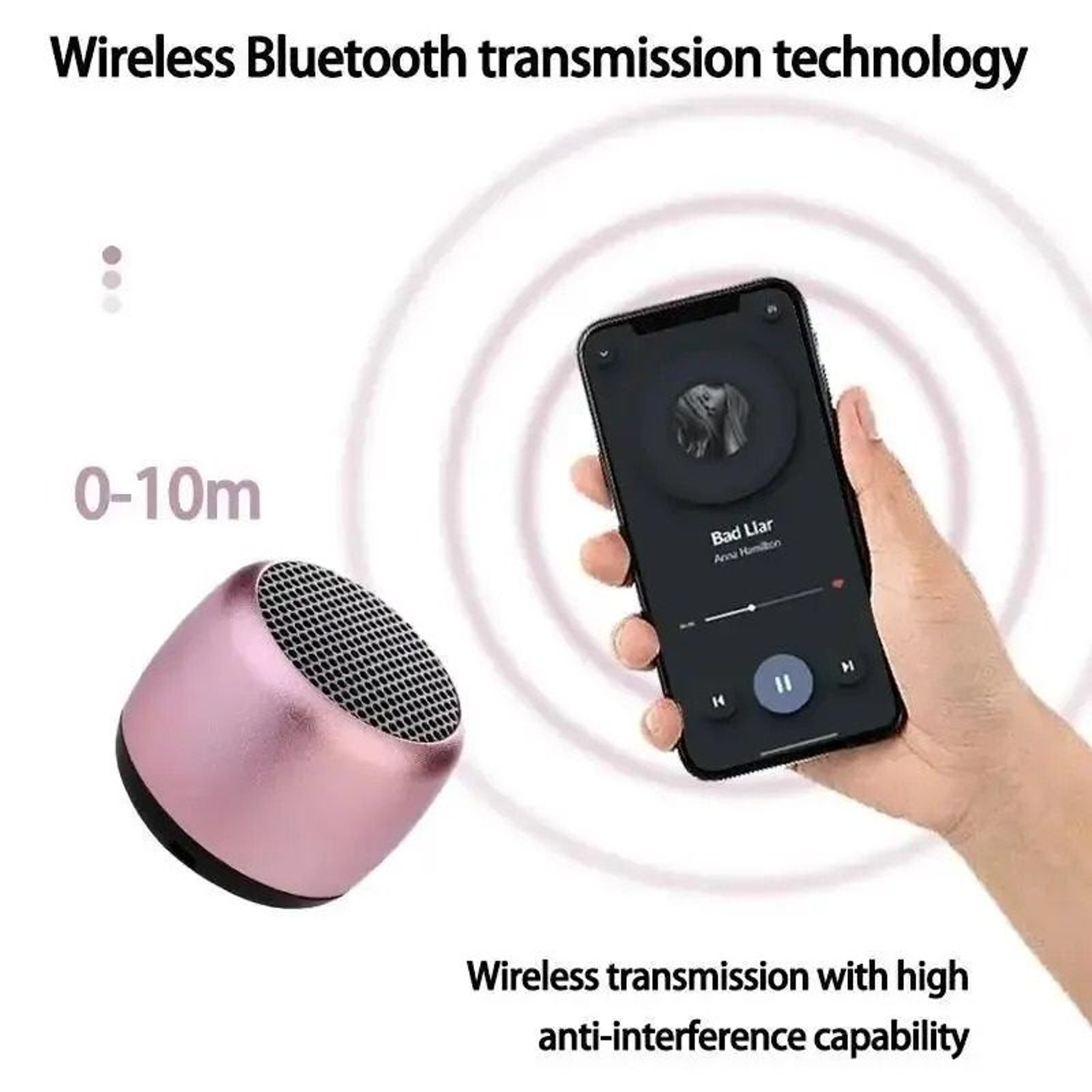 Mini Portable Bluetooth Speaker With Subwoofer Sound And Microphone Input 2
