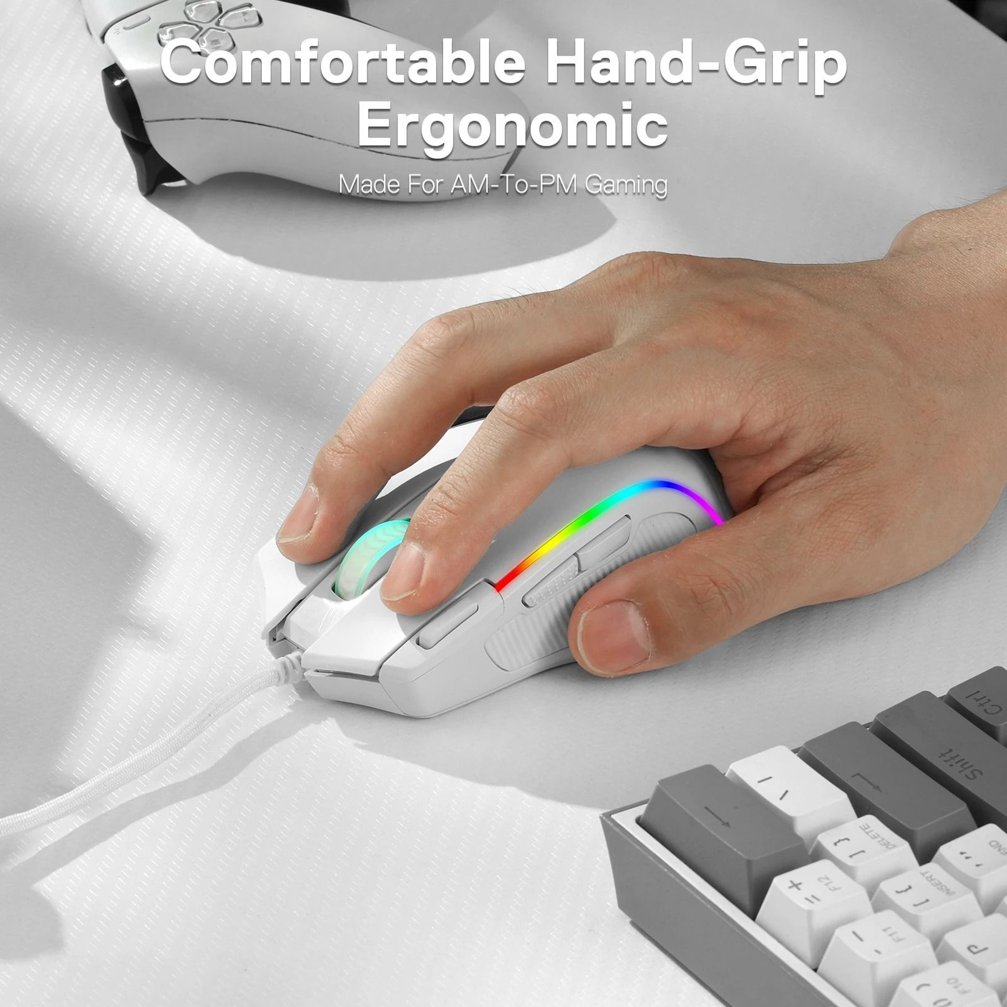 RGB Wired Gaming Mouse With 8000 DPI And Programmable Buttons 3