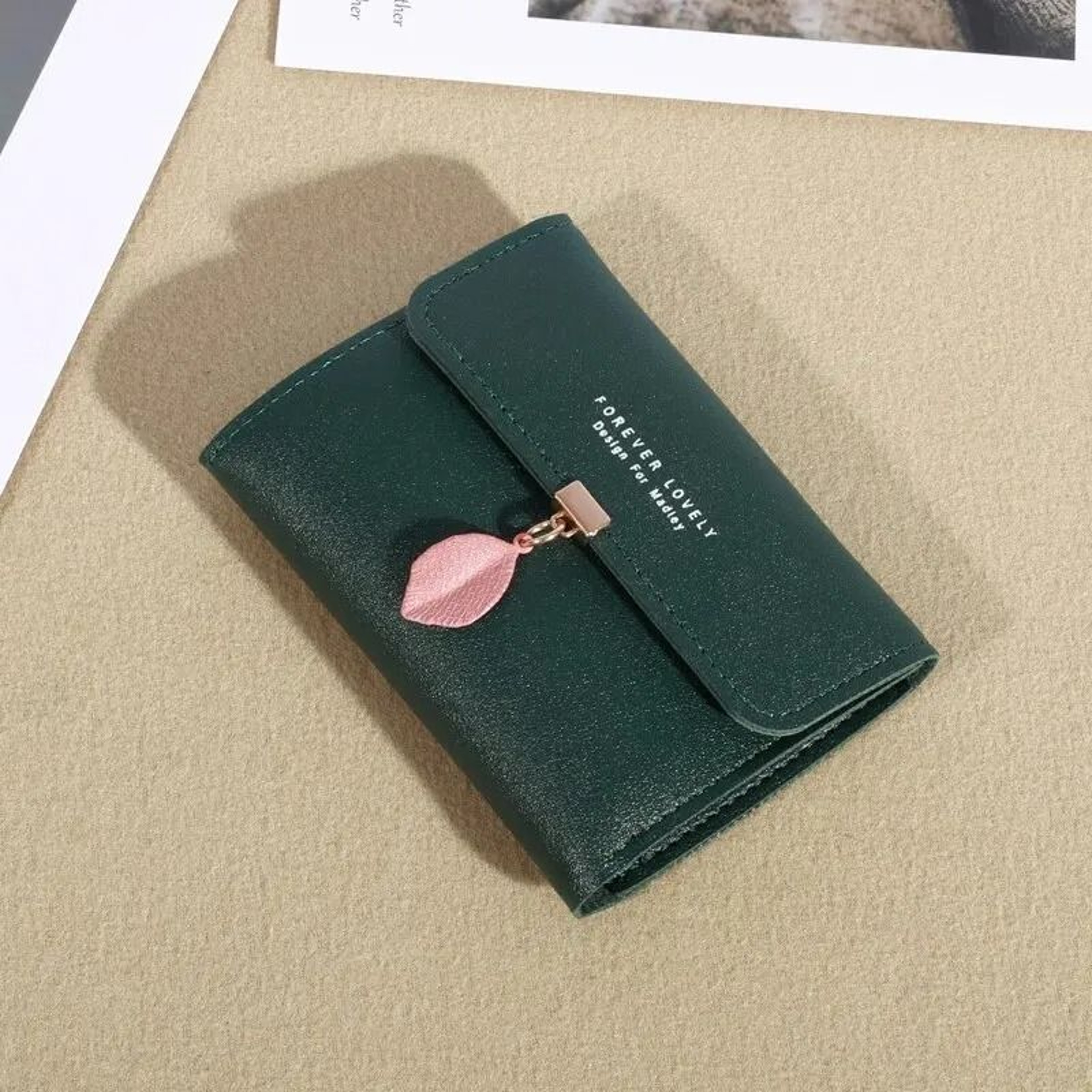 Womens Trifold Wallet With Coin Pocket And Card Holder 9