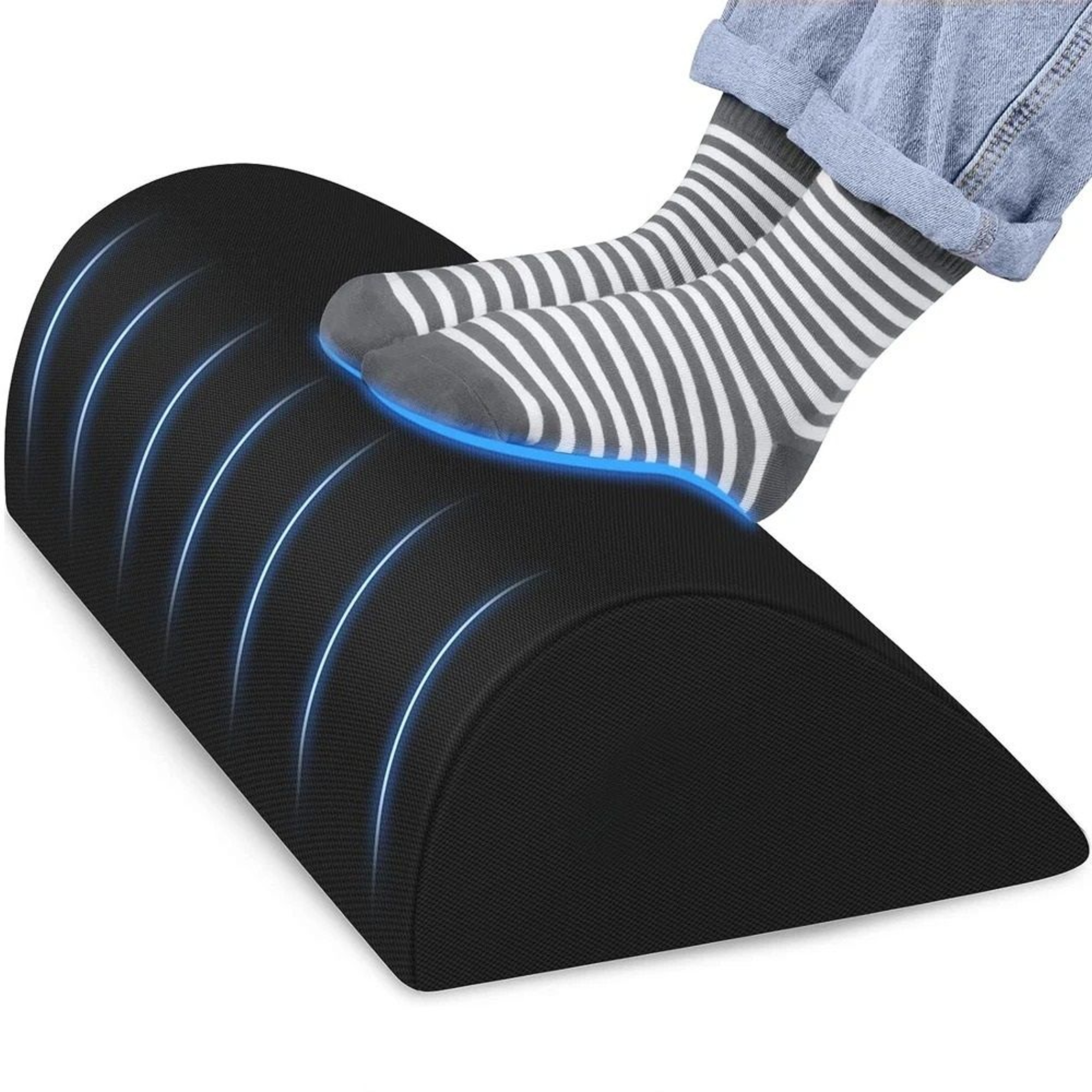 Ergonomic Memory Foam Foot Rest For Under Desk Comfort 0