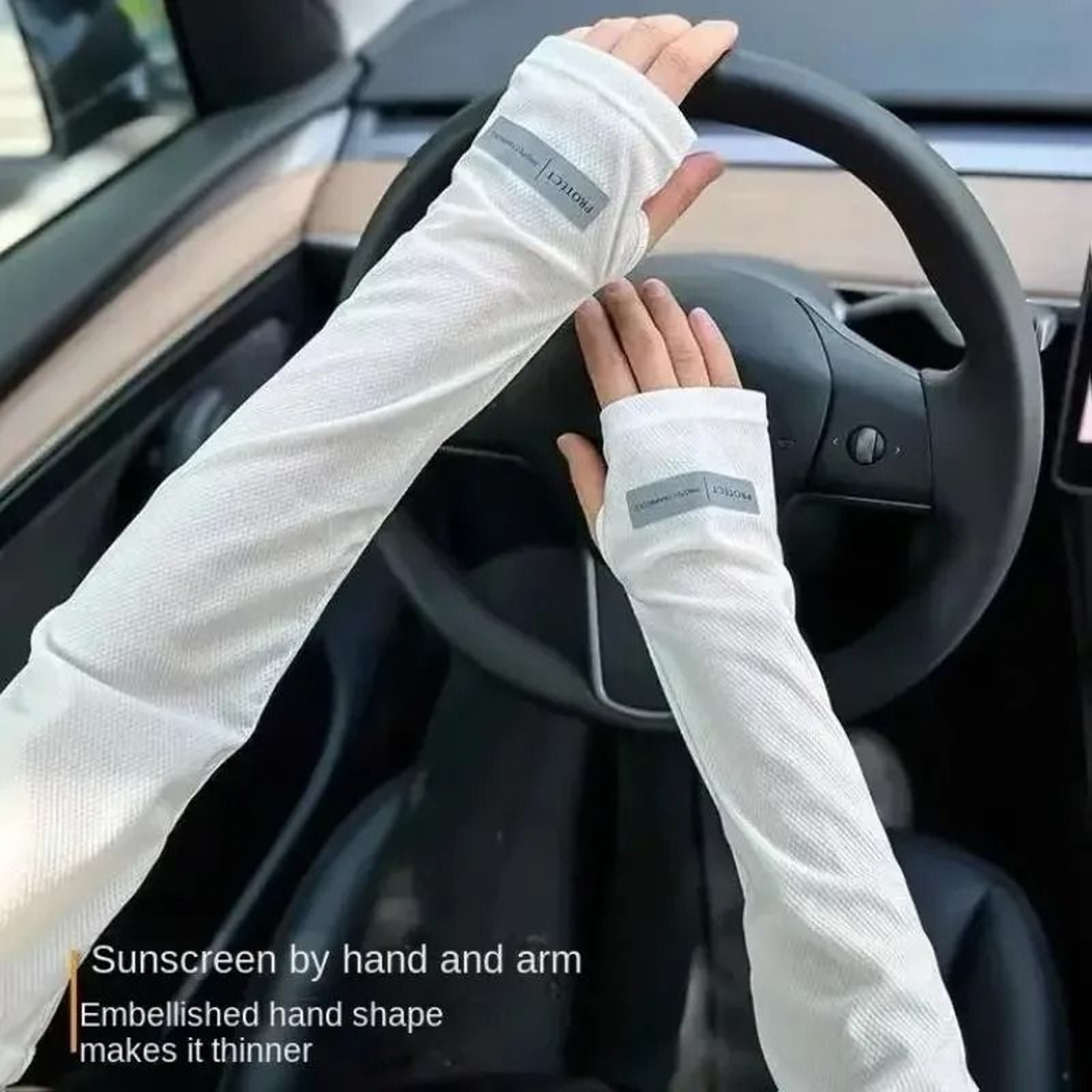 Oversized Ice Sleeves For Men Summer Outdoor Loose Sleeves With UV Protection 3