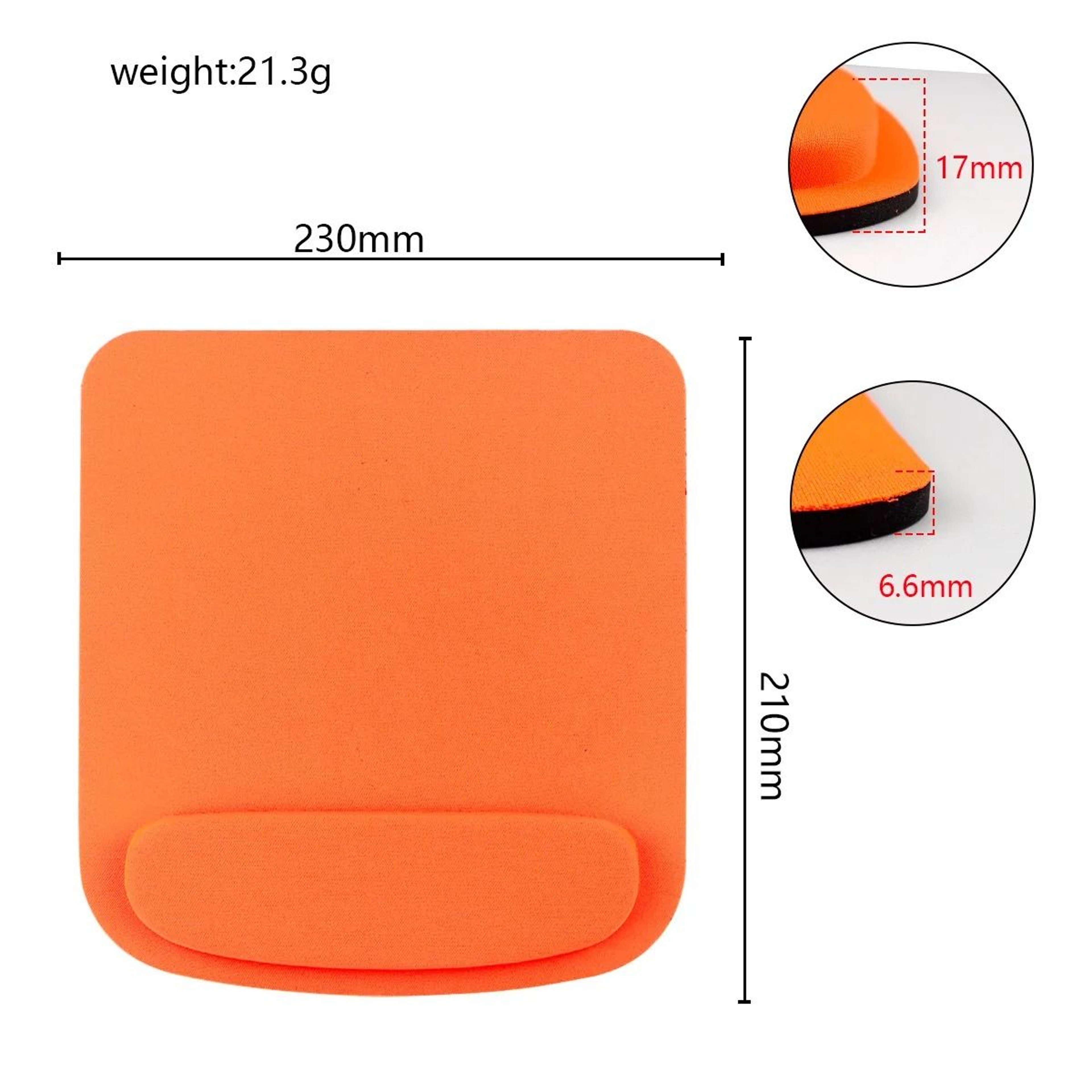 Computer Game Mouse Pad Environmental EVA Ergonomic Mousepad With Wrist Pad Solid Color Comfortable 8