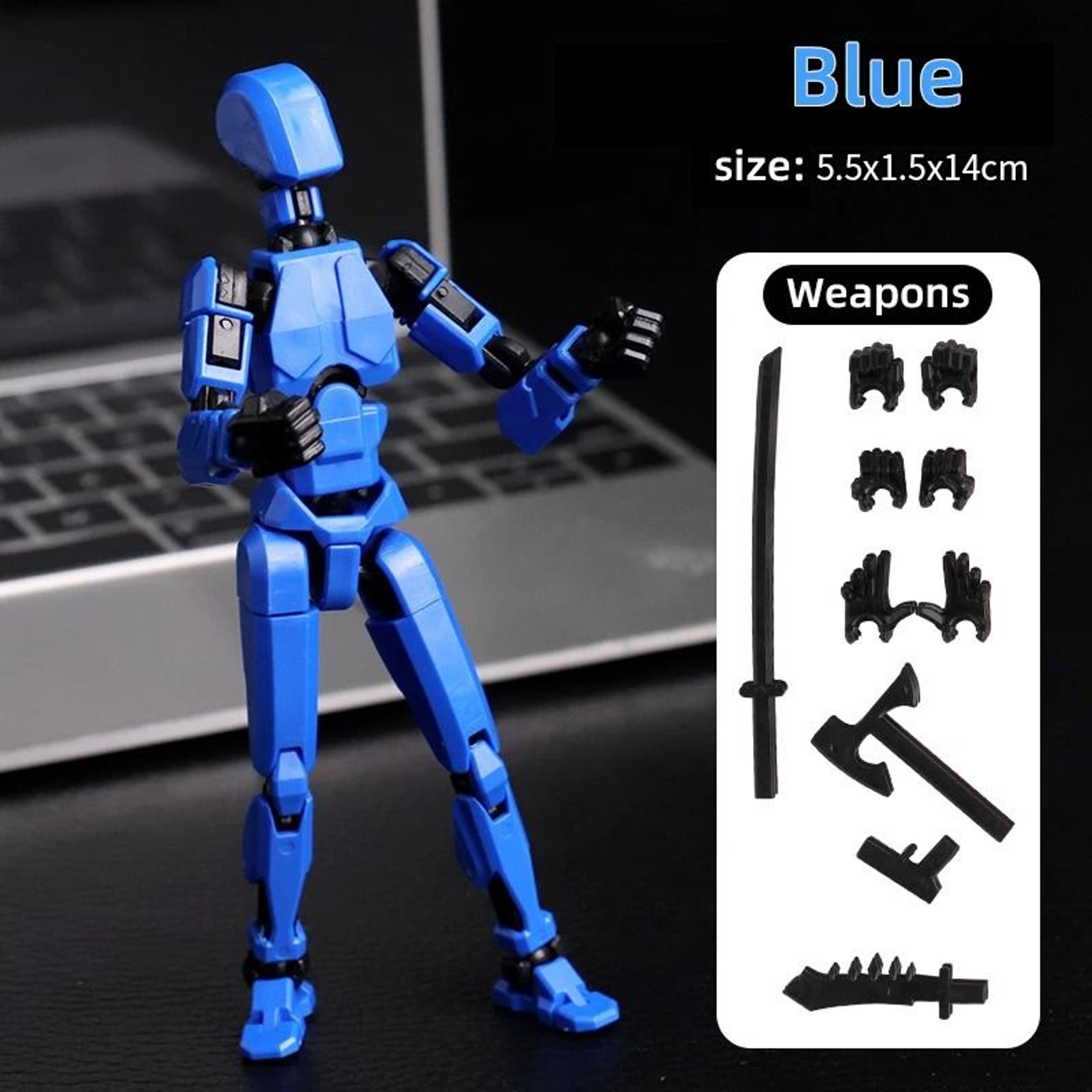 Multi Jointed Movable Shapeshift Robot 3D Printed Mannequin Dummy Action Figure Toy 10