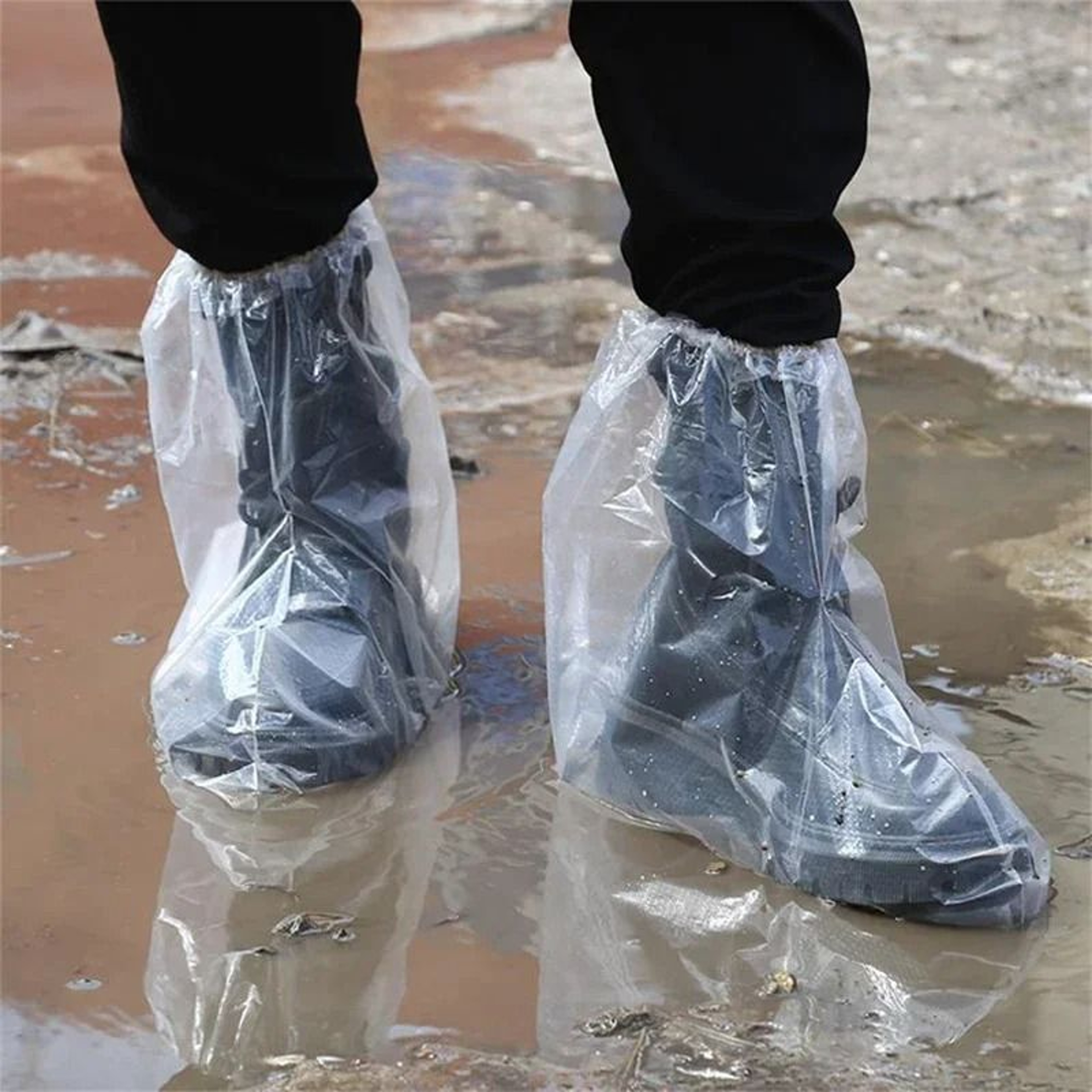 Motorcyclist Rain Boot Shoe Covers Waterproof Outdoor Protection Tool 1