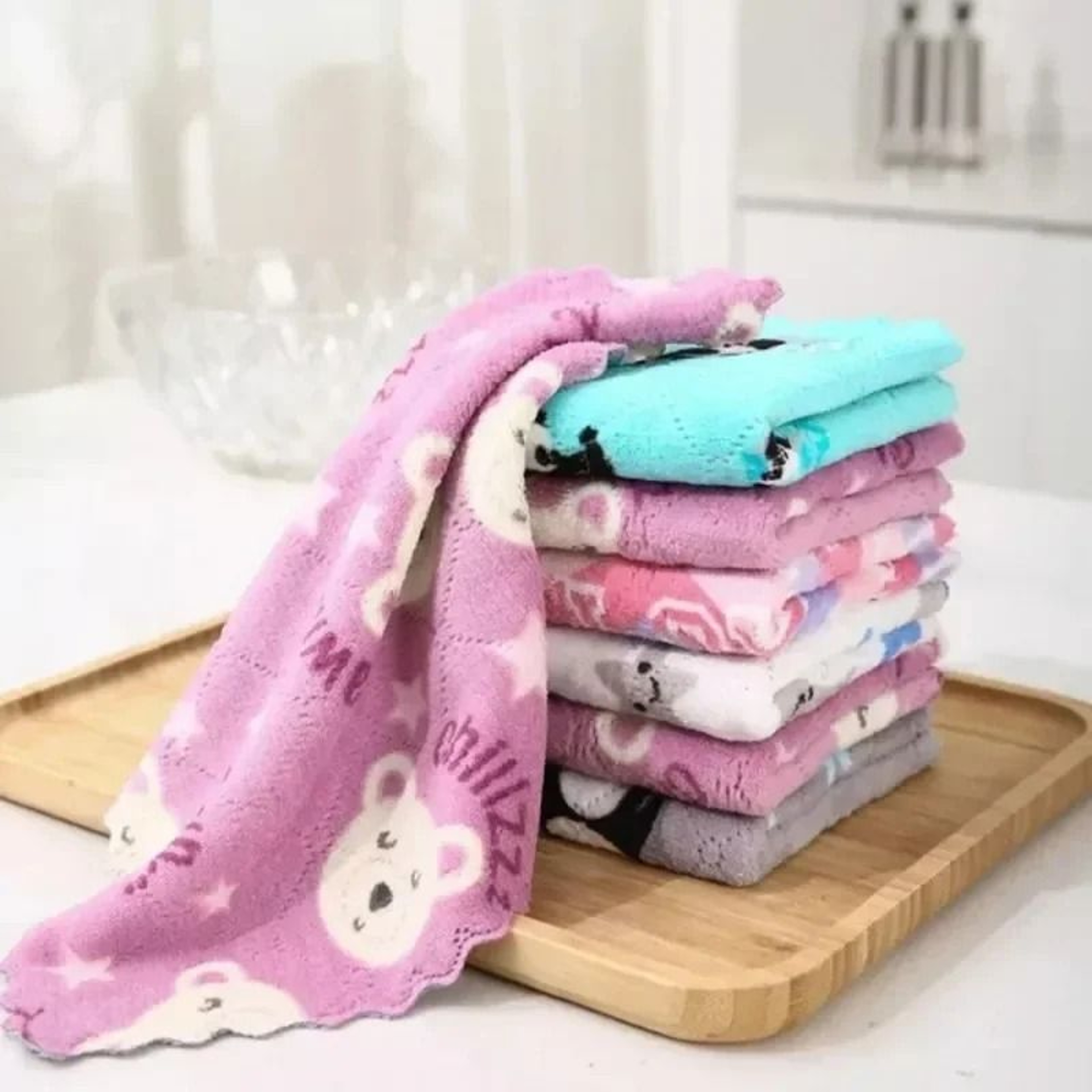 Microfiber Dish Towel Absorbent Cleaning Cloth For Kitchen Use 3