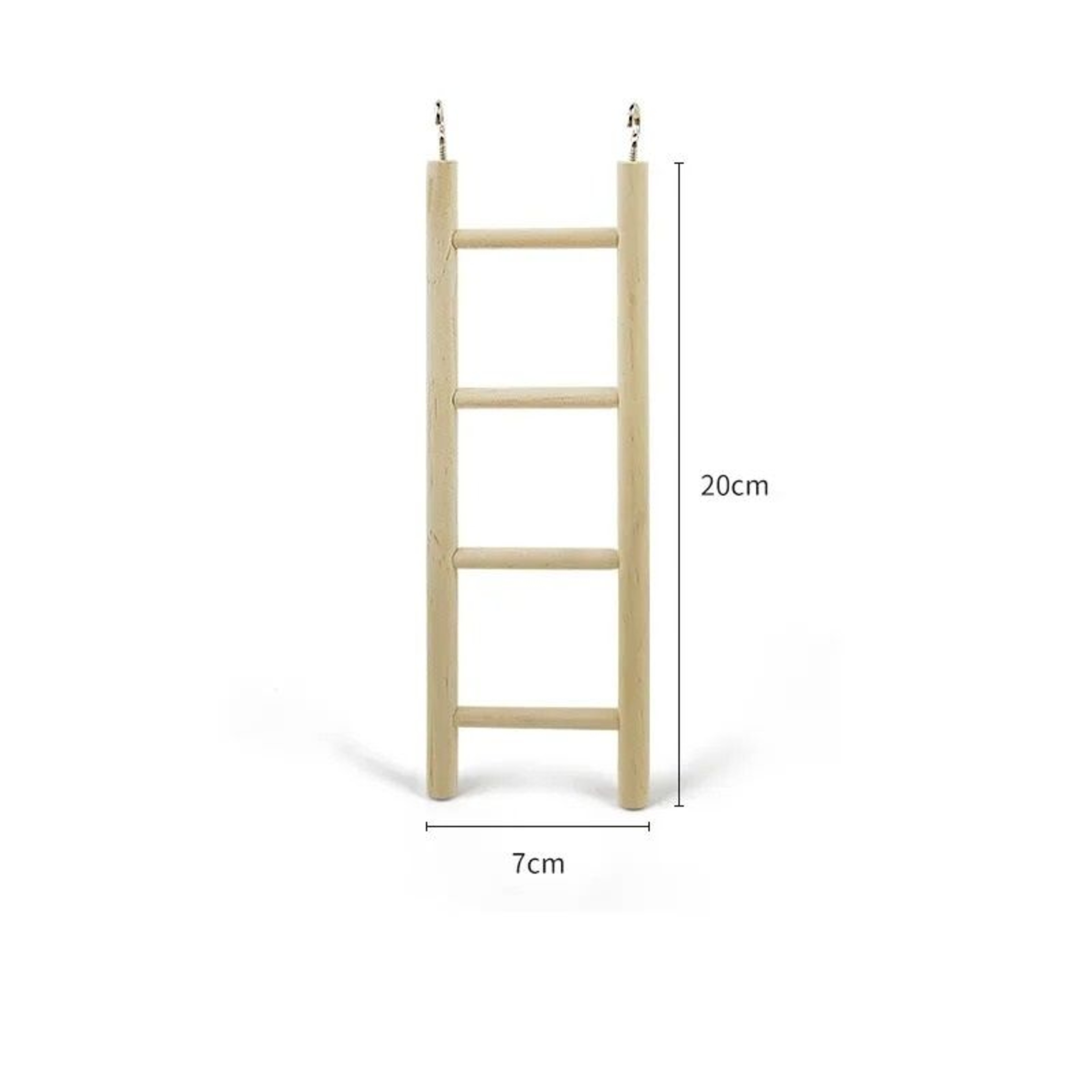 Wooden Climbing Ladder Toy For Hamsters Birds And Small Pets 8
