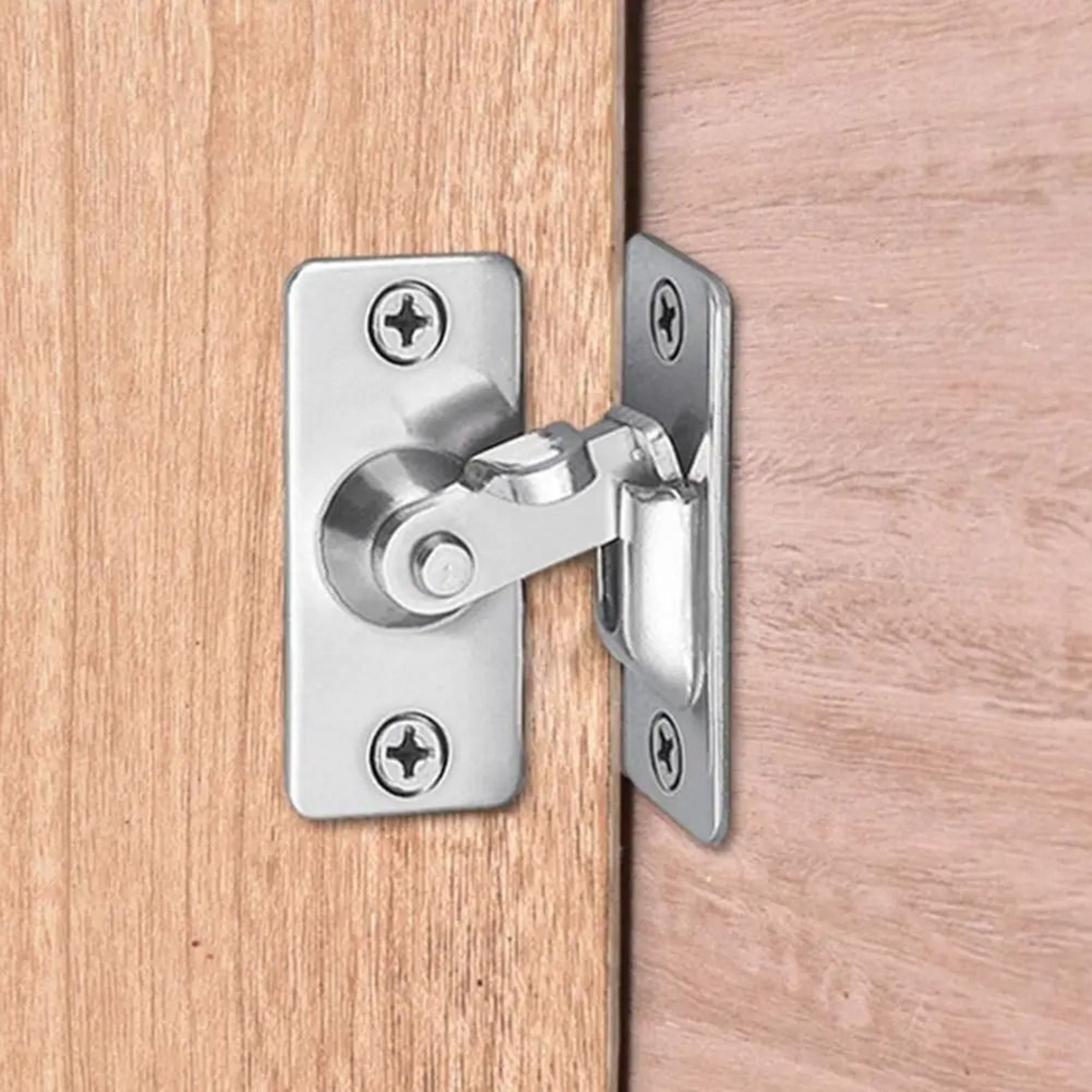 Door Lock Guardian Latch Bolt 90 Degree Steel Toggle Latch For Sliding Door Wine Cabinet Closet 0