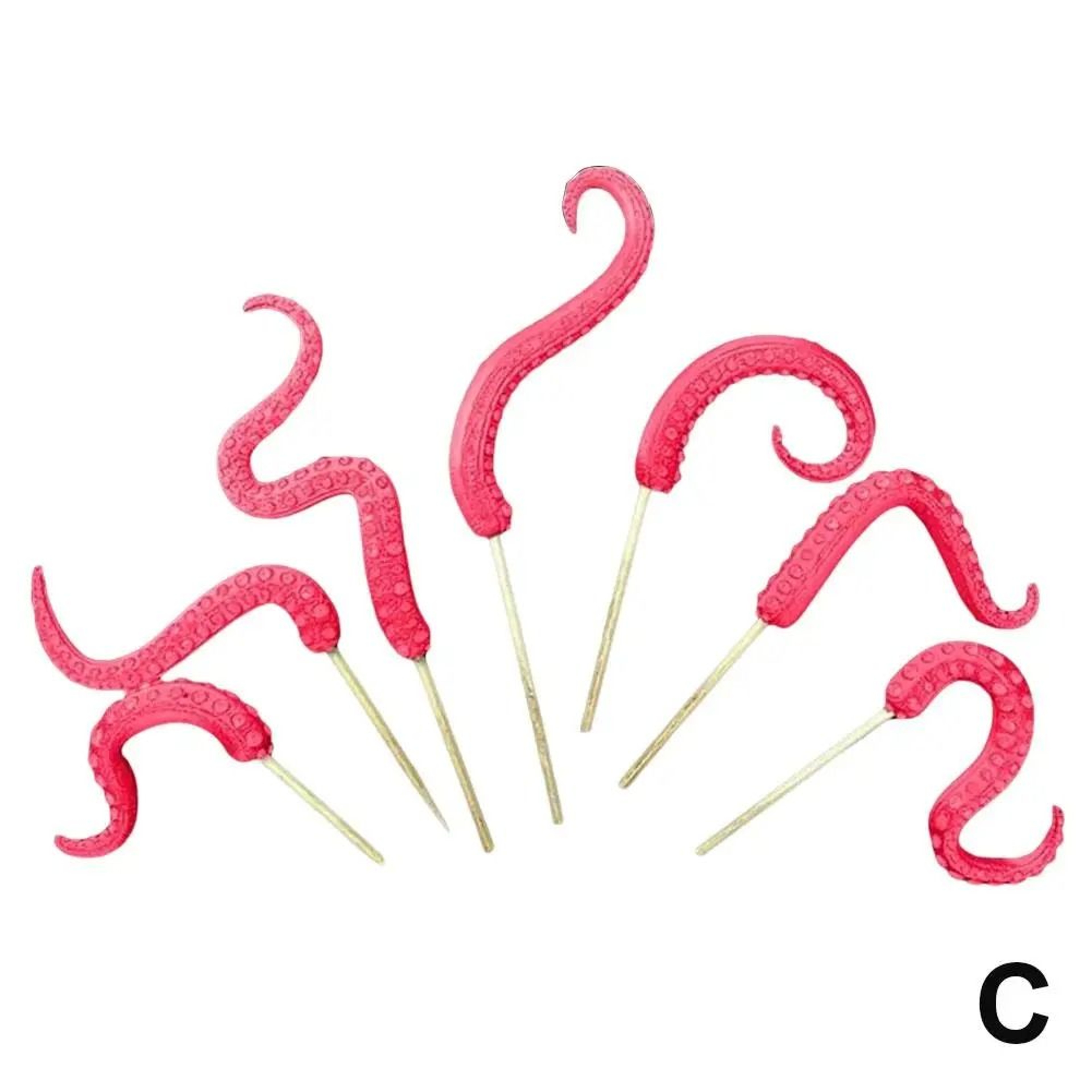 Sea Tentacle Seven Piece Resin Plant Pot Decoration Set 7