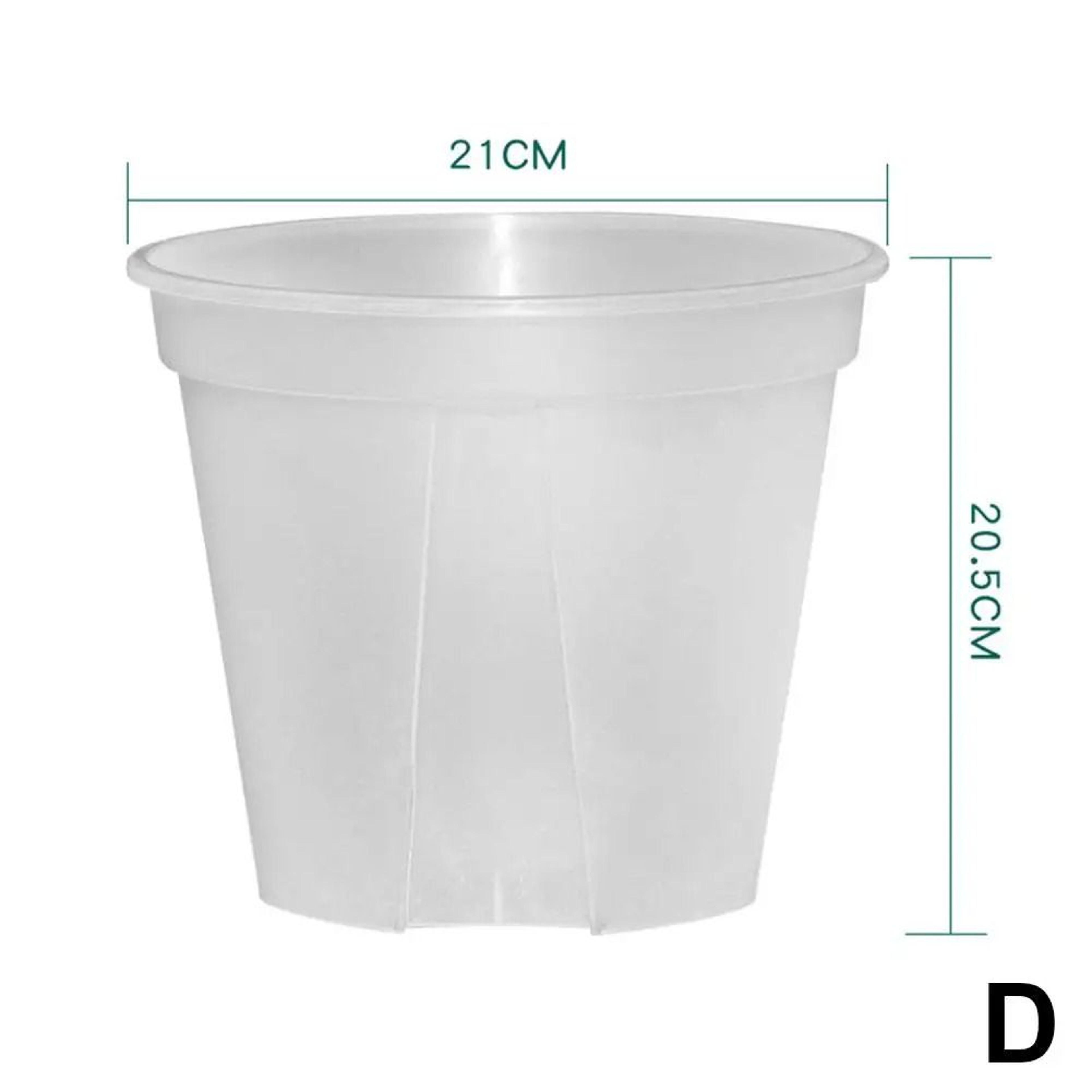 Transparent Green Root Control Plant Pot 9