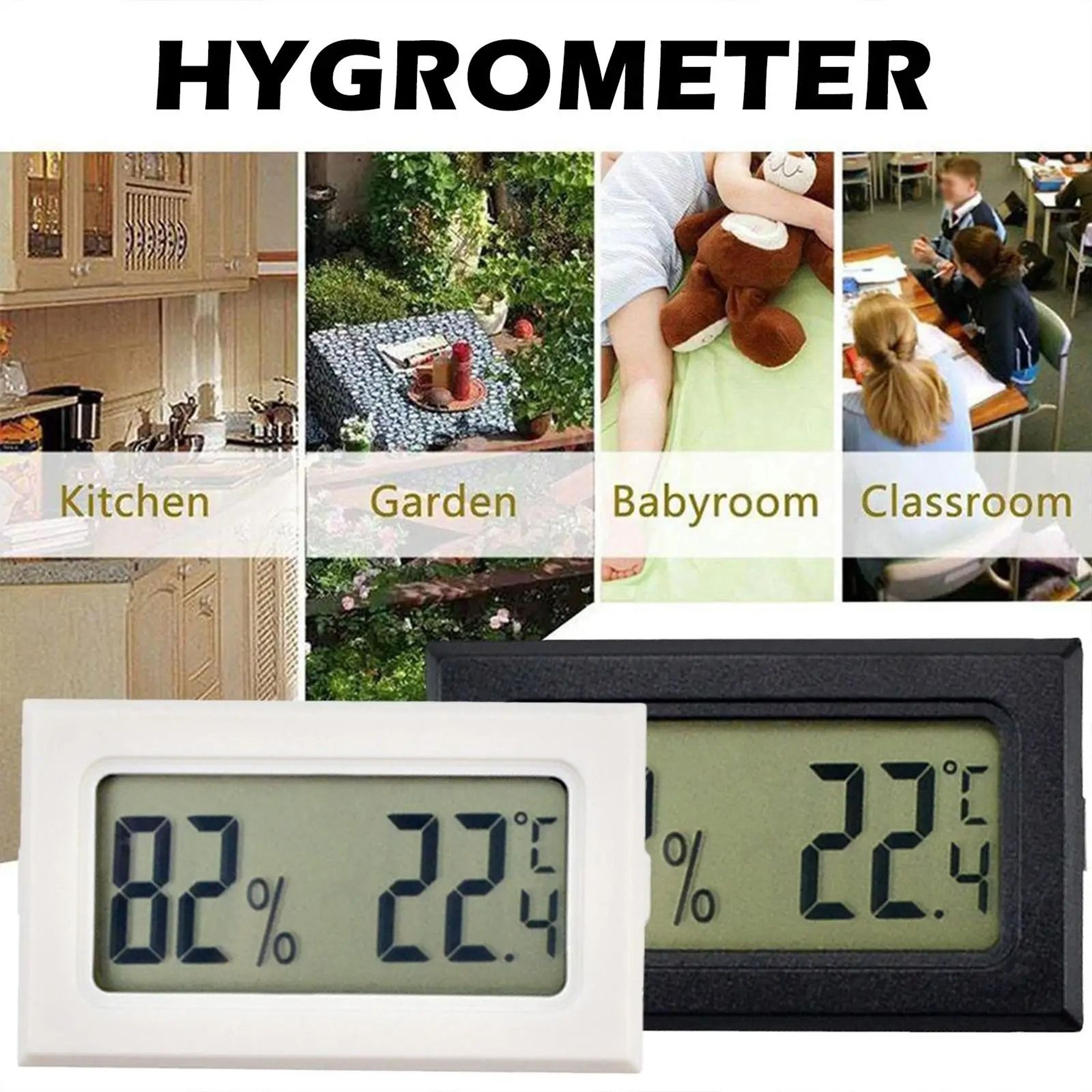 Mini LCD Digital Thermometer And Hygrometer For Indoor Use 3