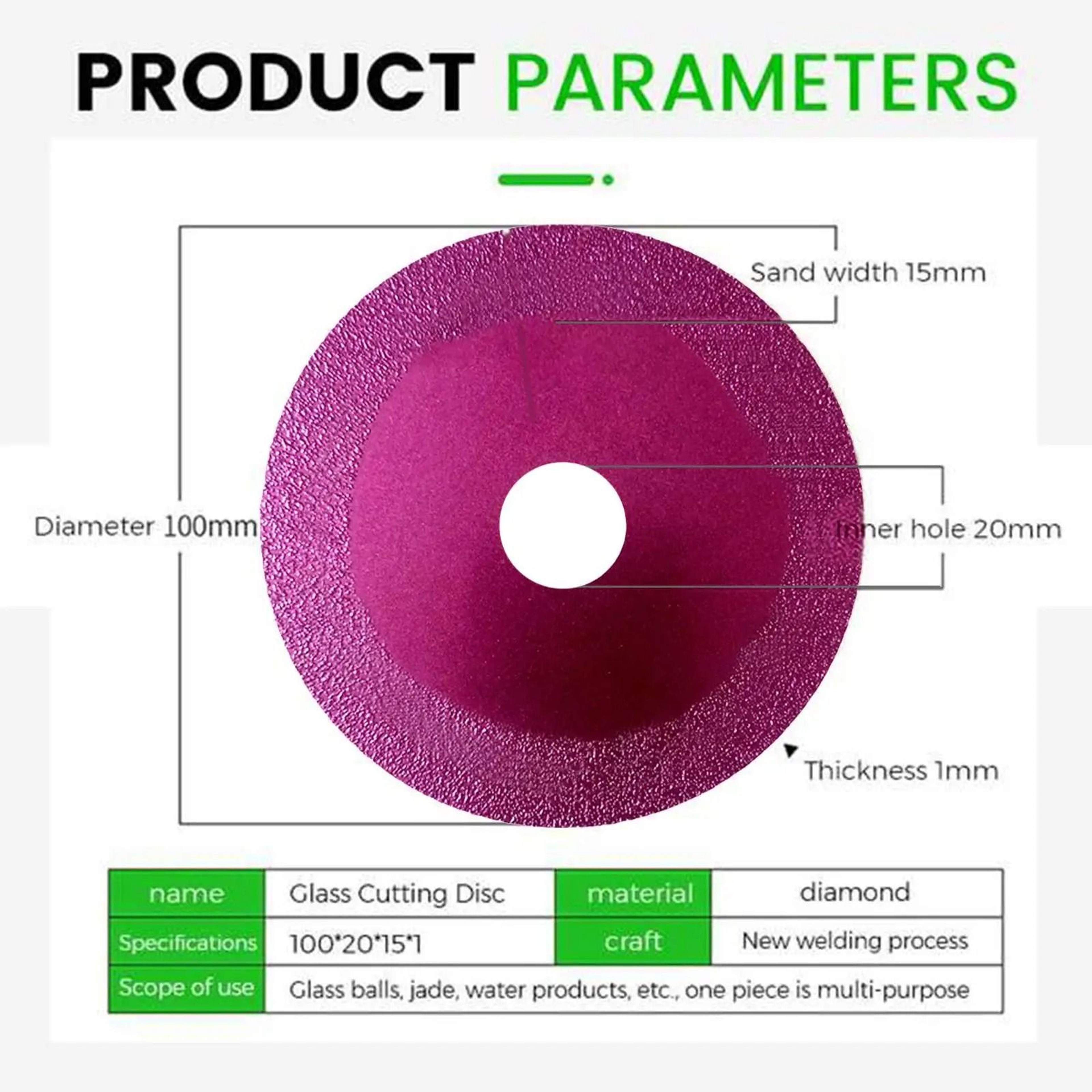 Ultra Thin Diamond Cutting Disc For Glass Ceramic And Marble 11