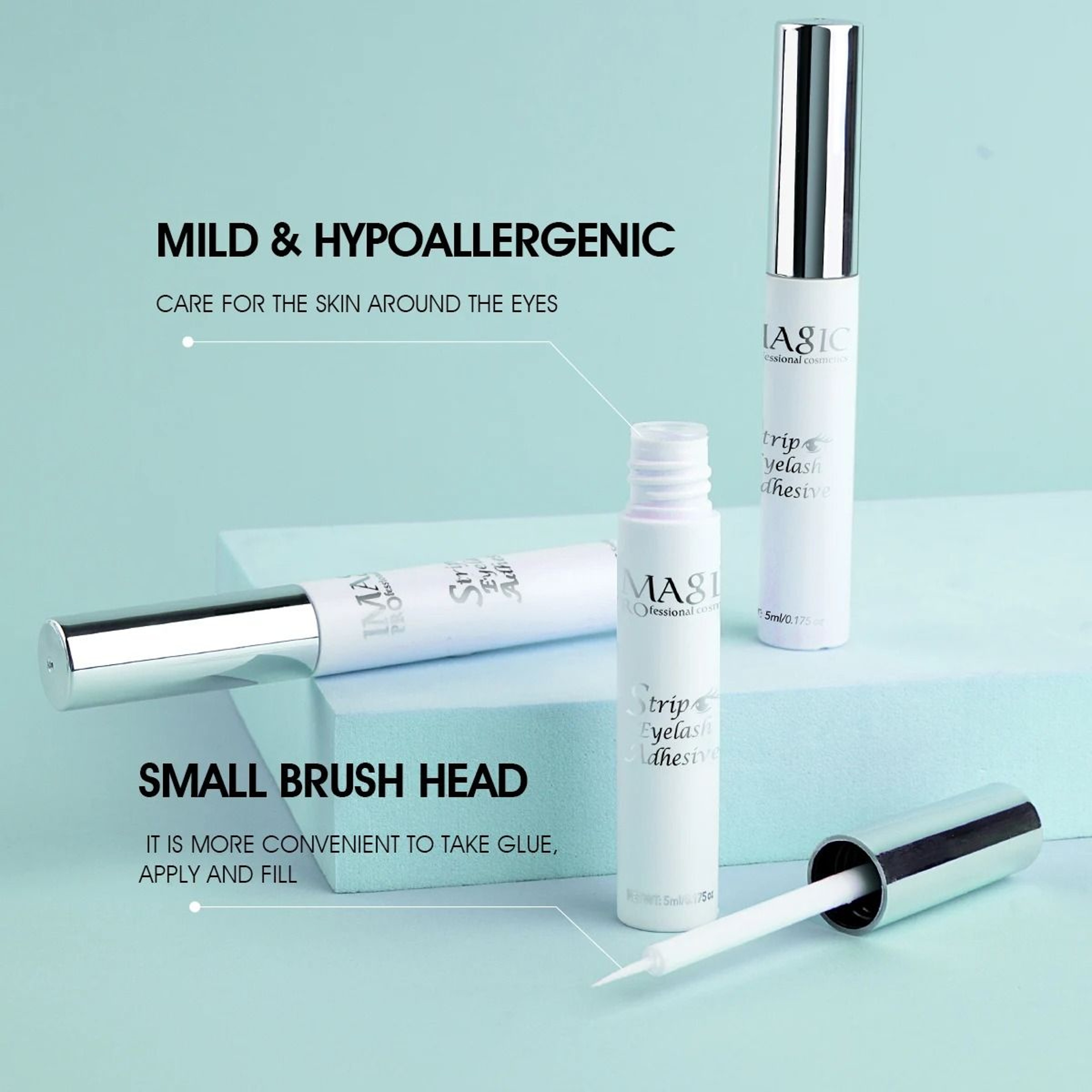 Professional Clear Lash Extension Adhesive For Long Lasting Hold 3