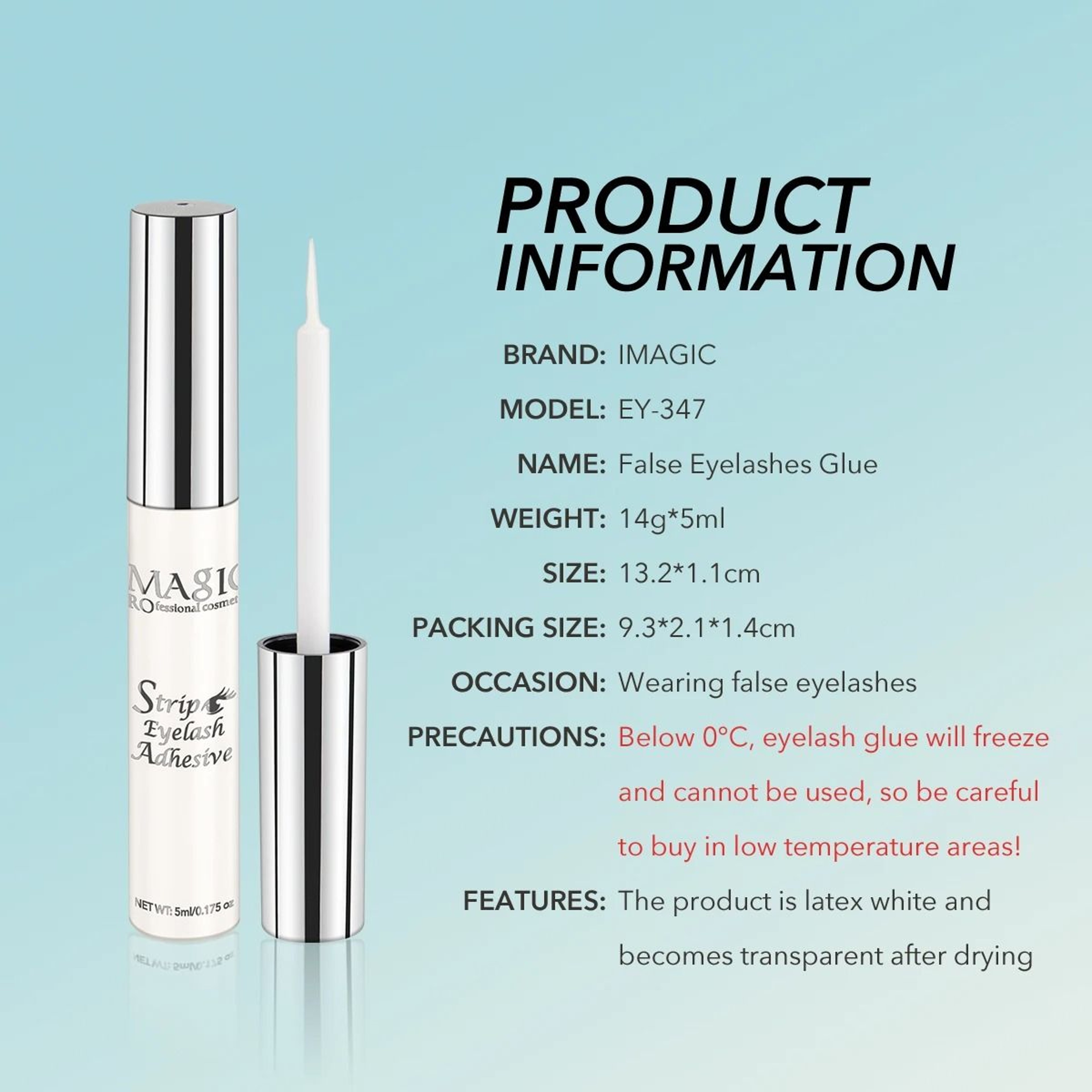 Professional Clear Lash Extension Adhesive For Long Lasting Hold 5