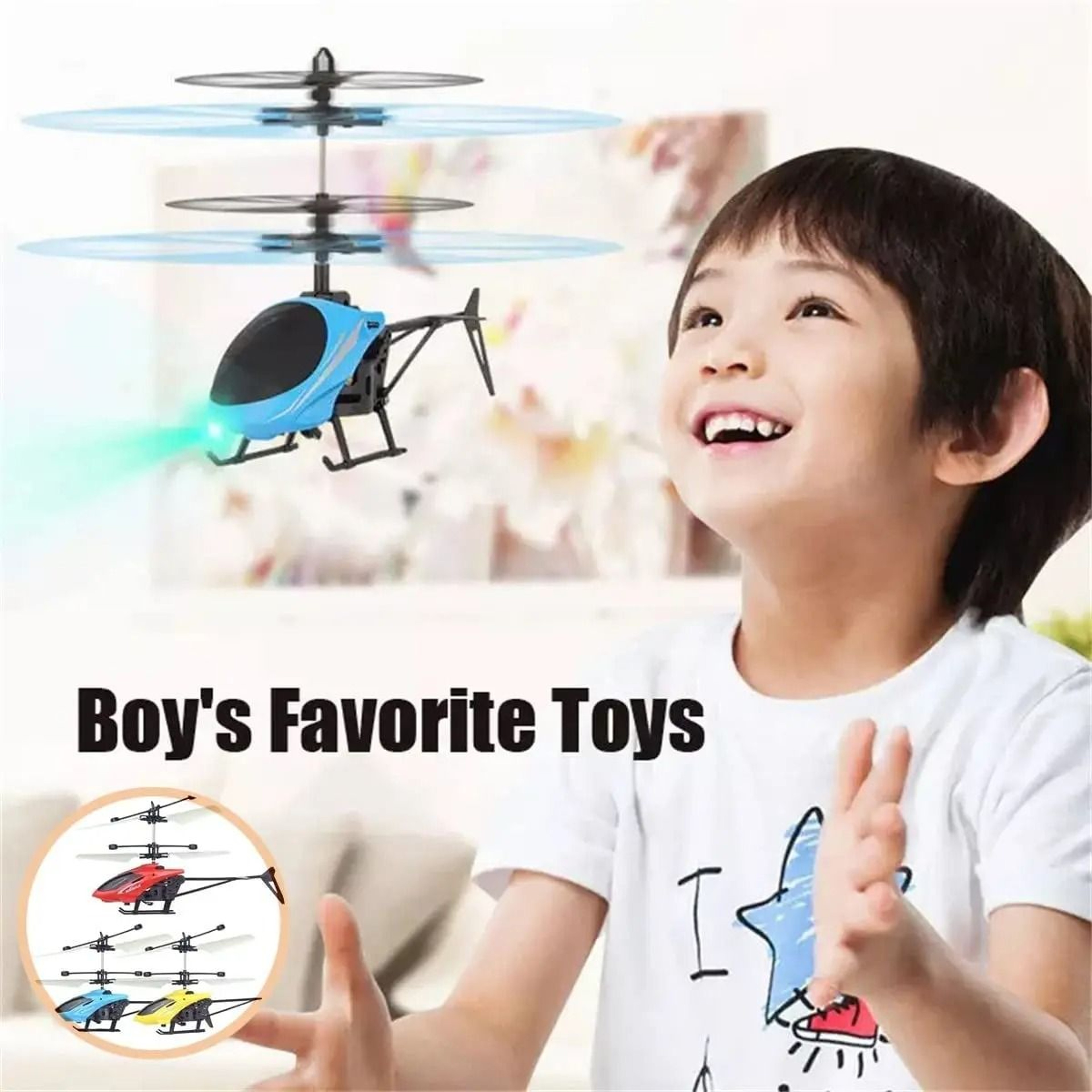Mini Rechargeable RC Drone Toy For Kids Safe Fall Resistant Flying Helicopter 1