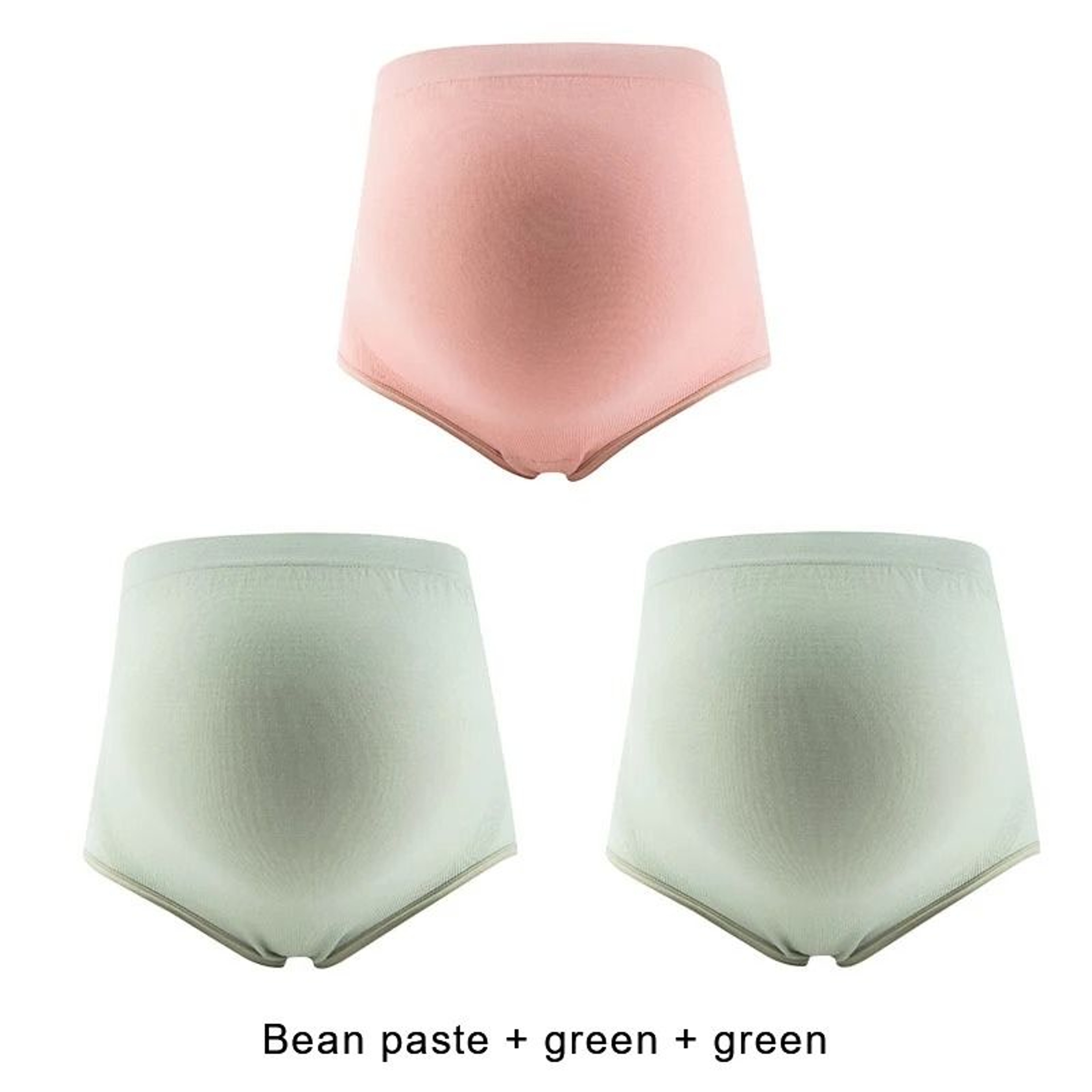 Maternity Panties High Waist Full Belly Support Comfortable Breathable Pregnancy Underwear 3Pack 12