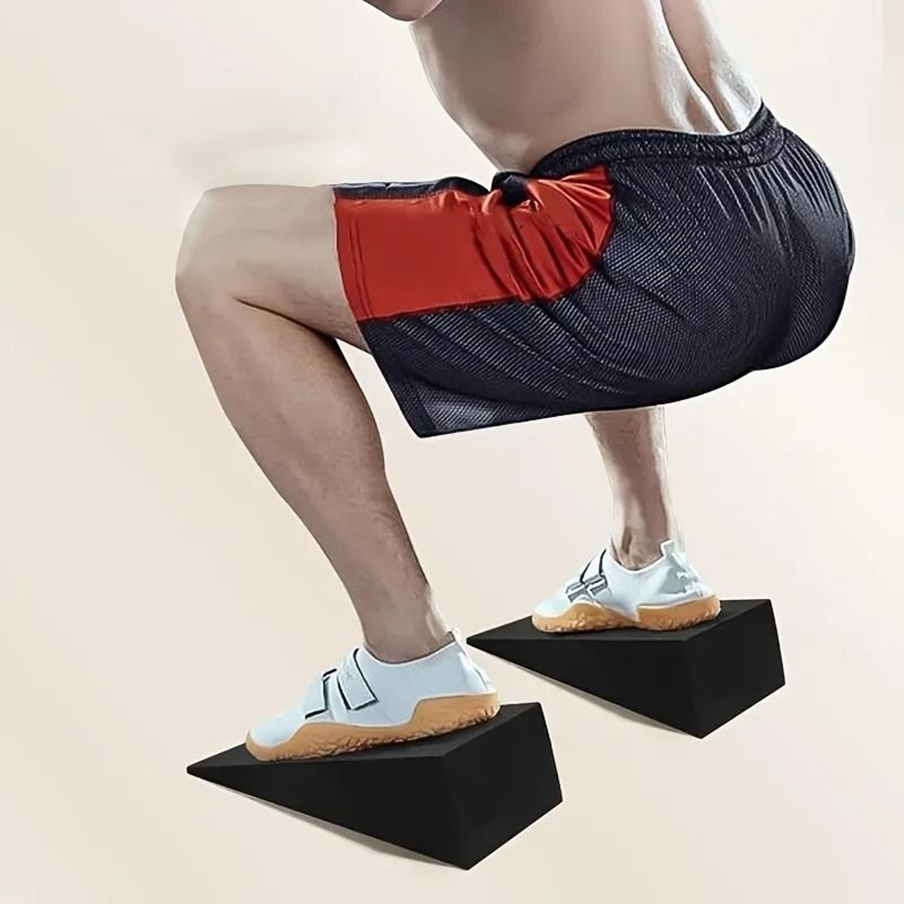 Adjustable Squat Wedge And Calf Stretching Slant Board Set 5