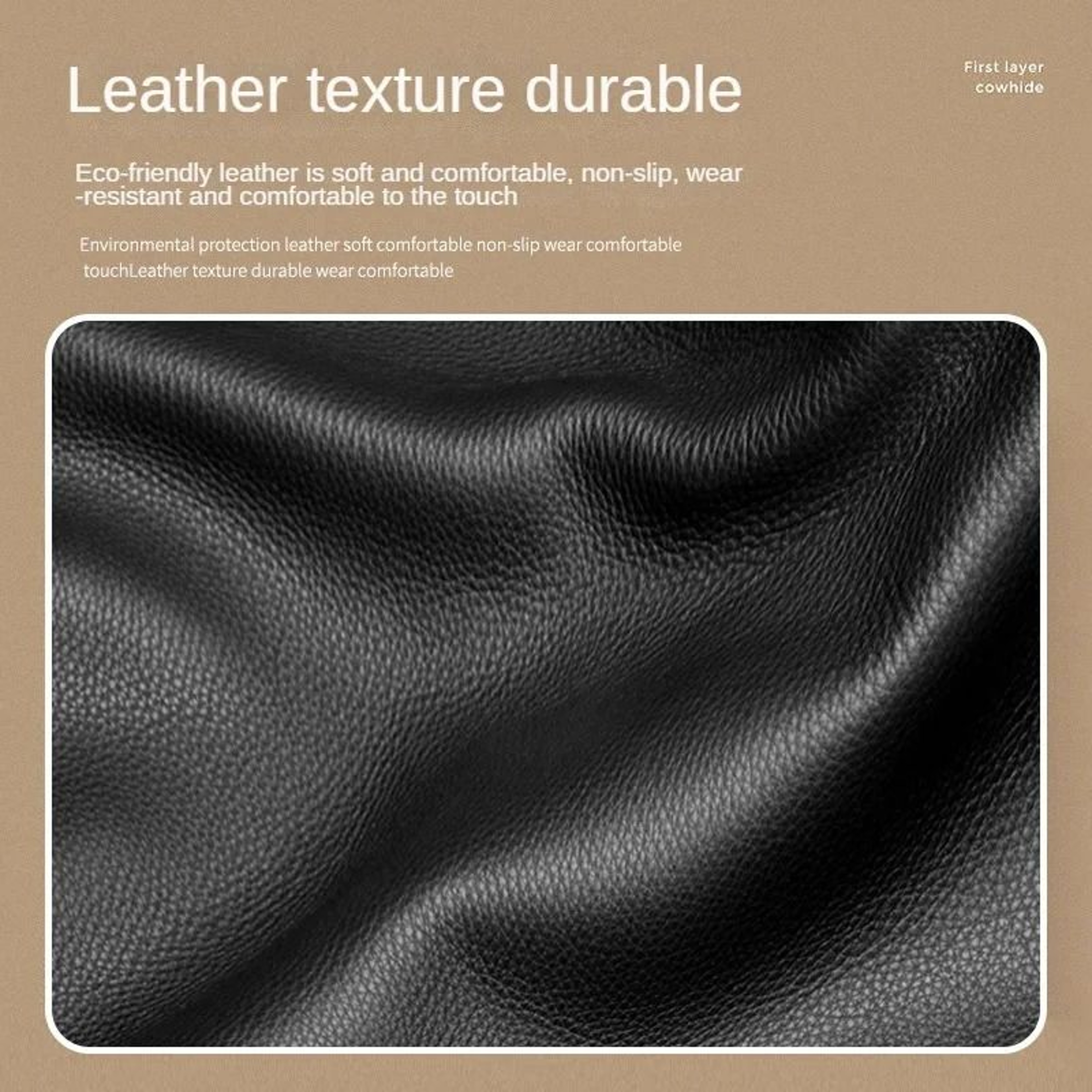 Car Shift Handle Cover PU Leather Universal Fit 2