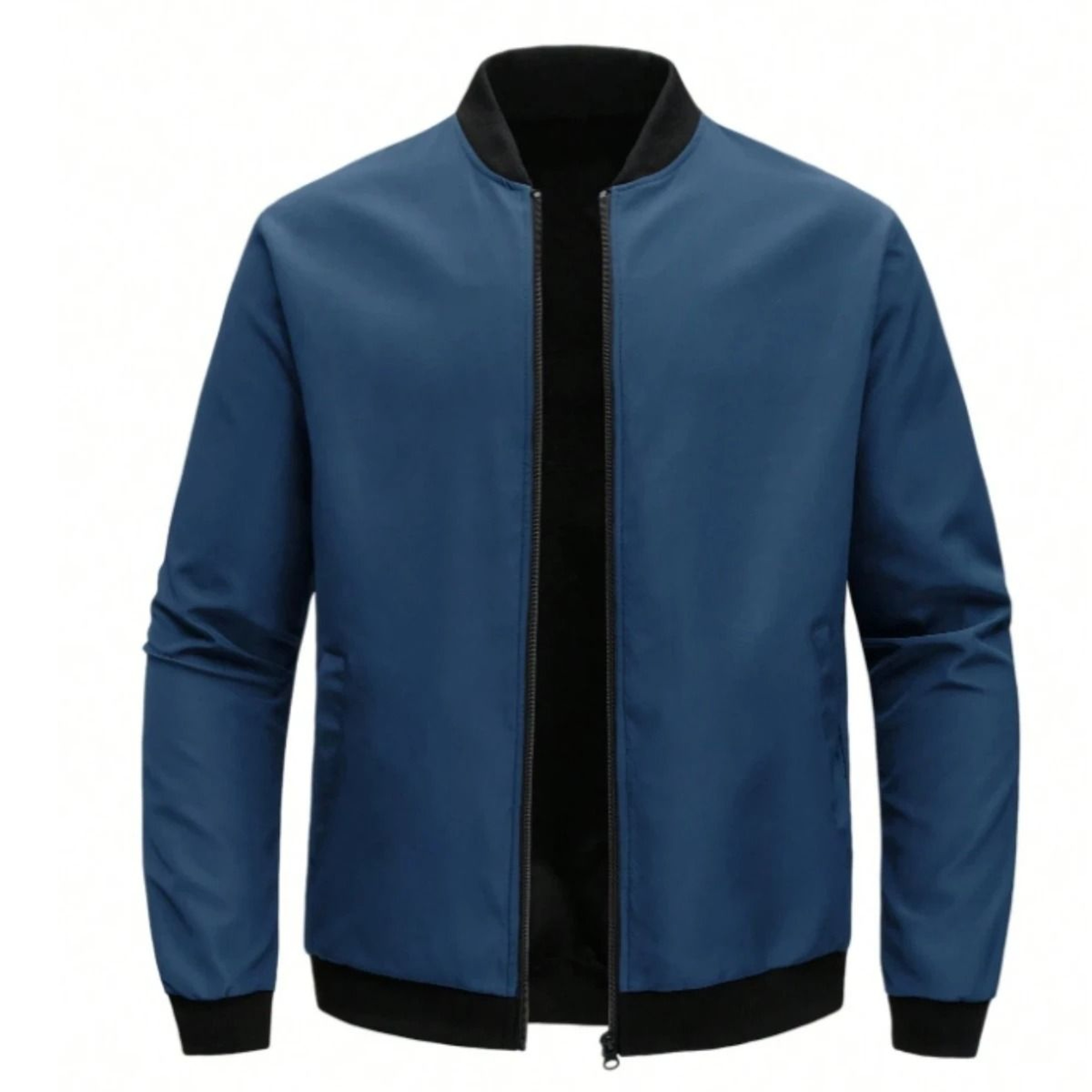 Mens Casual Baseball Collar Lightweight Jacket 9