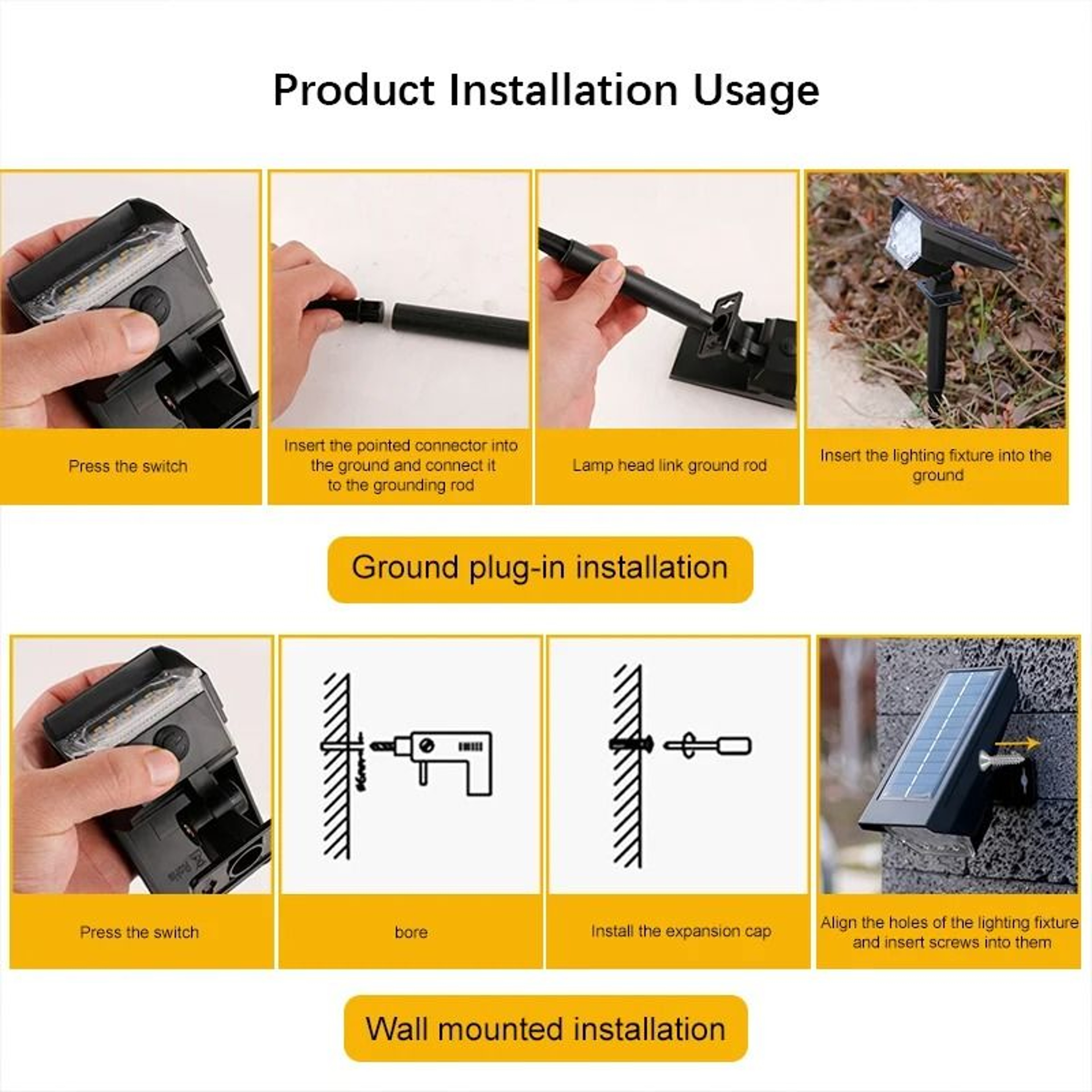 10 LED Solar Spotlight For Outdoor Garden And Landscape Lighting 4
