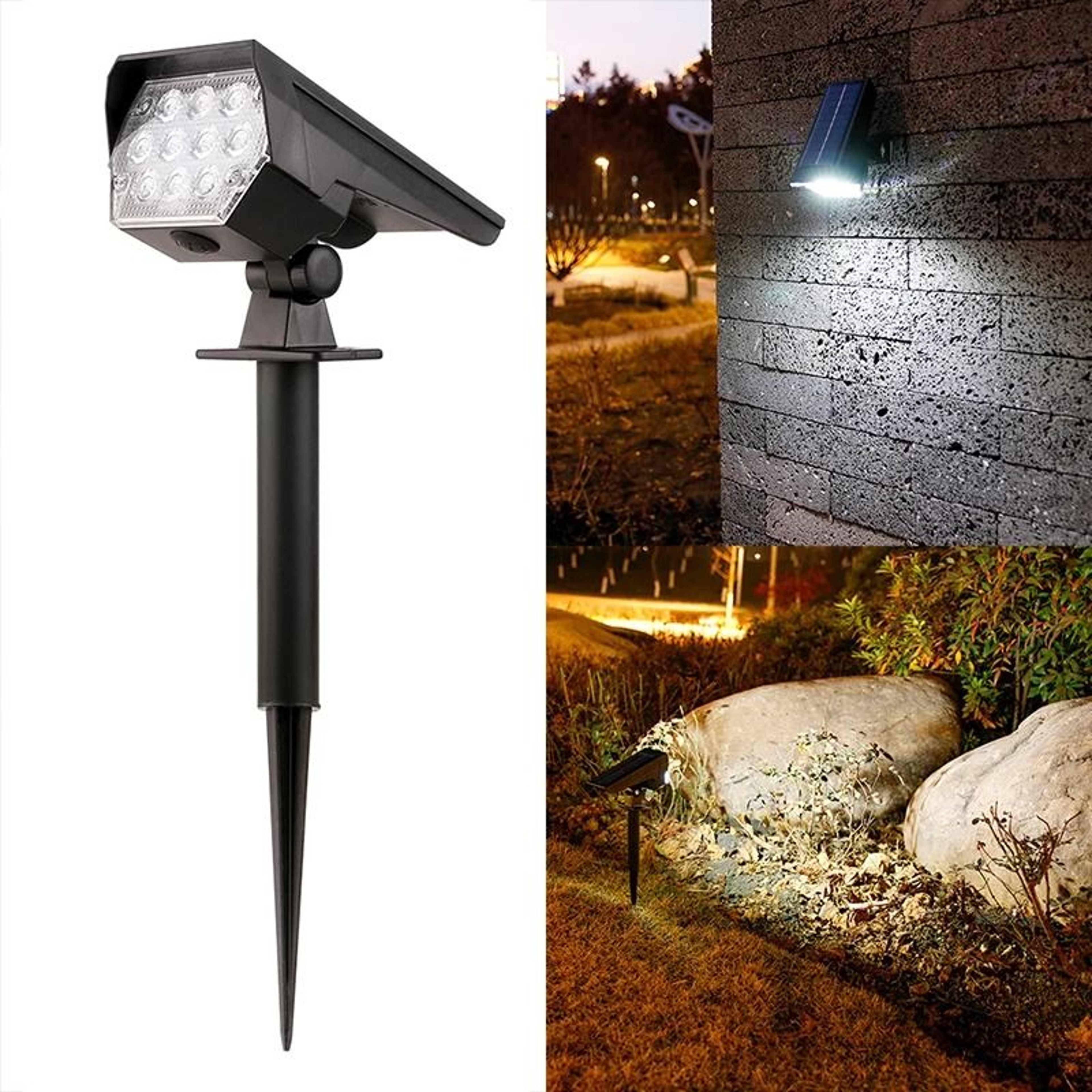 10 LED Solar Spotlight For Outdoor Garden And Landscape Lighting 6