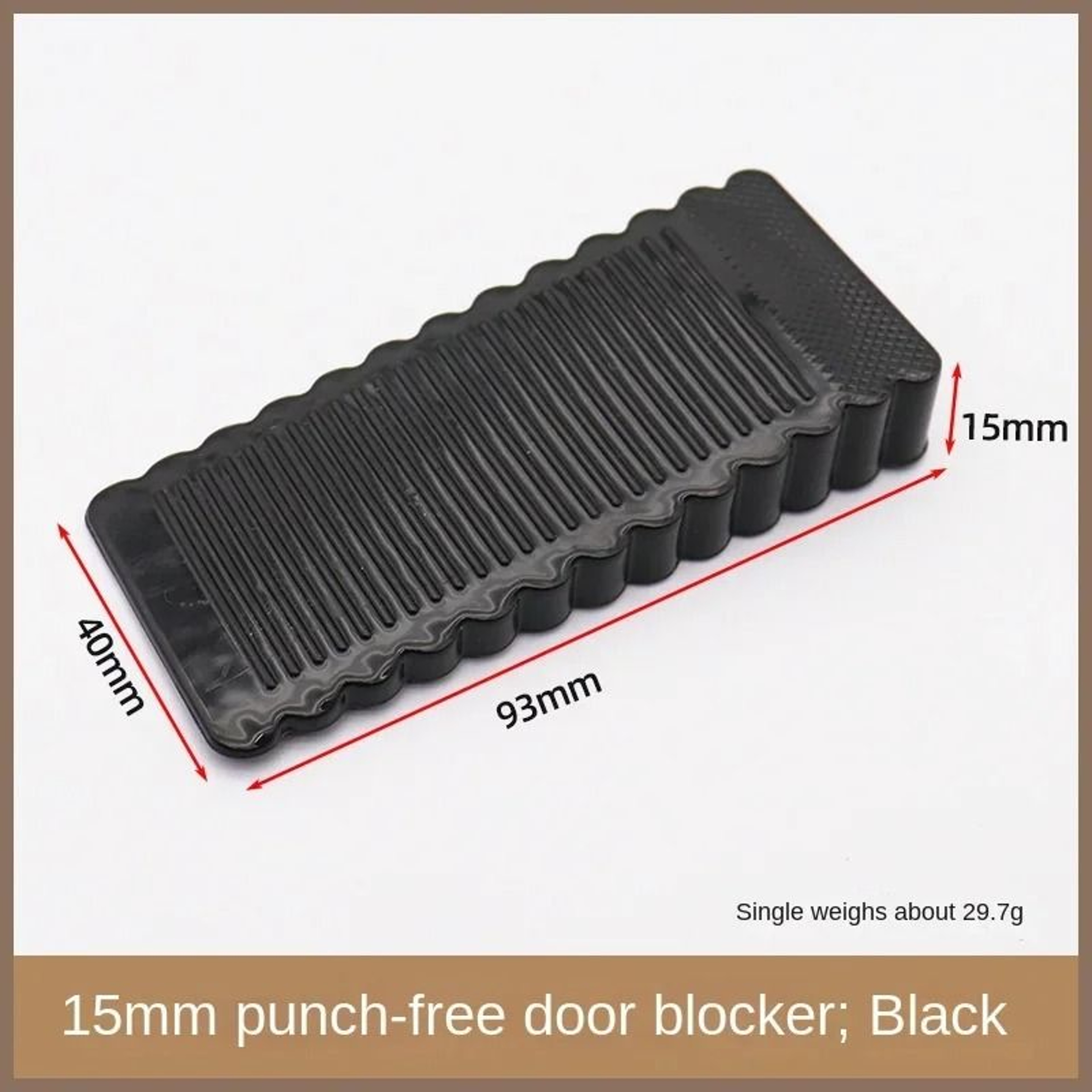 Safety Silicone Door Stop Block Wedge For Home And Office 8