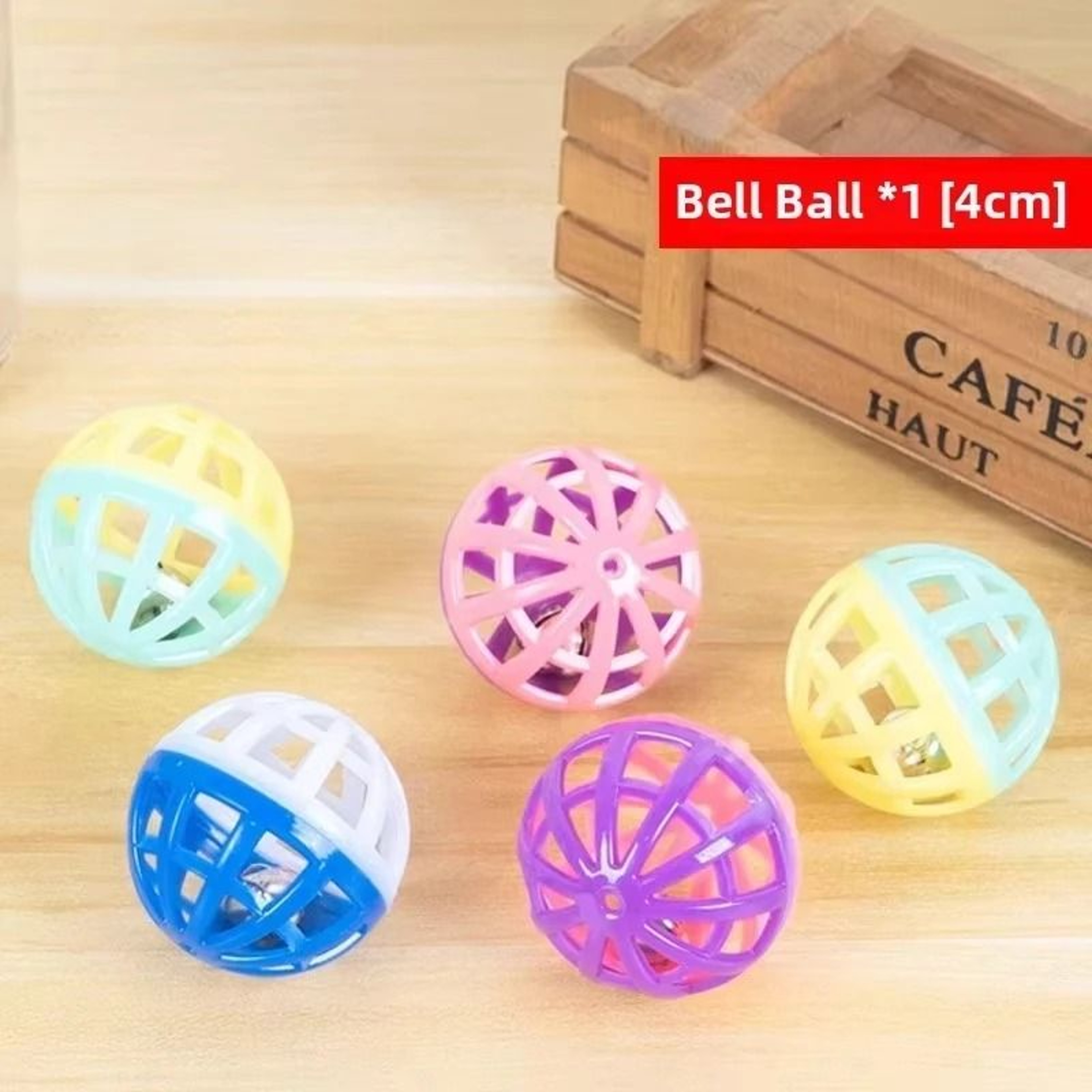 Felt Puzzle Box Cat Toy With Rolling Ball 5