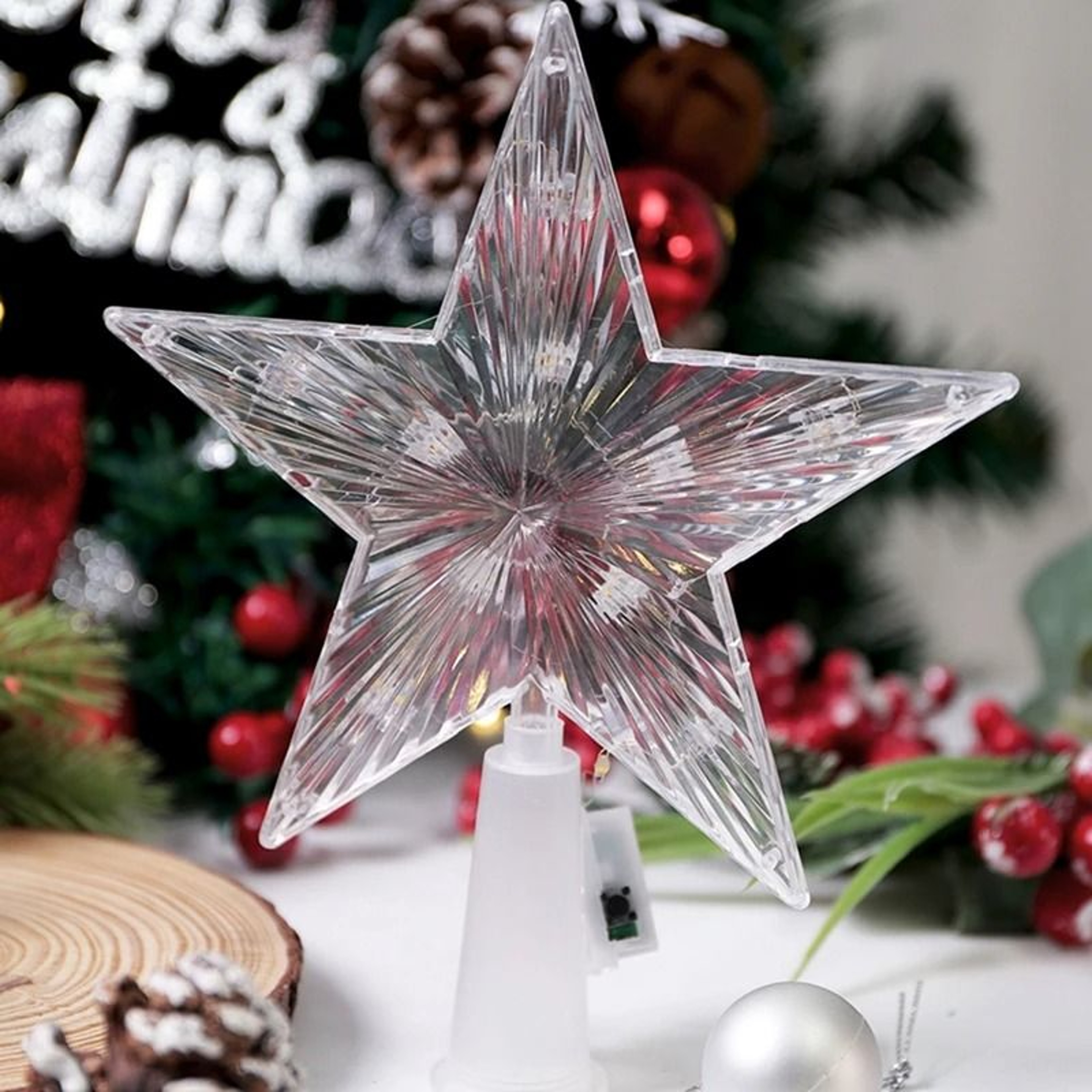15cm Glowing Star Christmas Tree Ornament 5