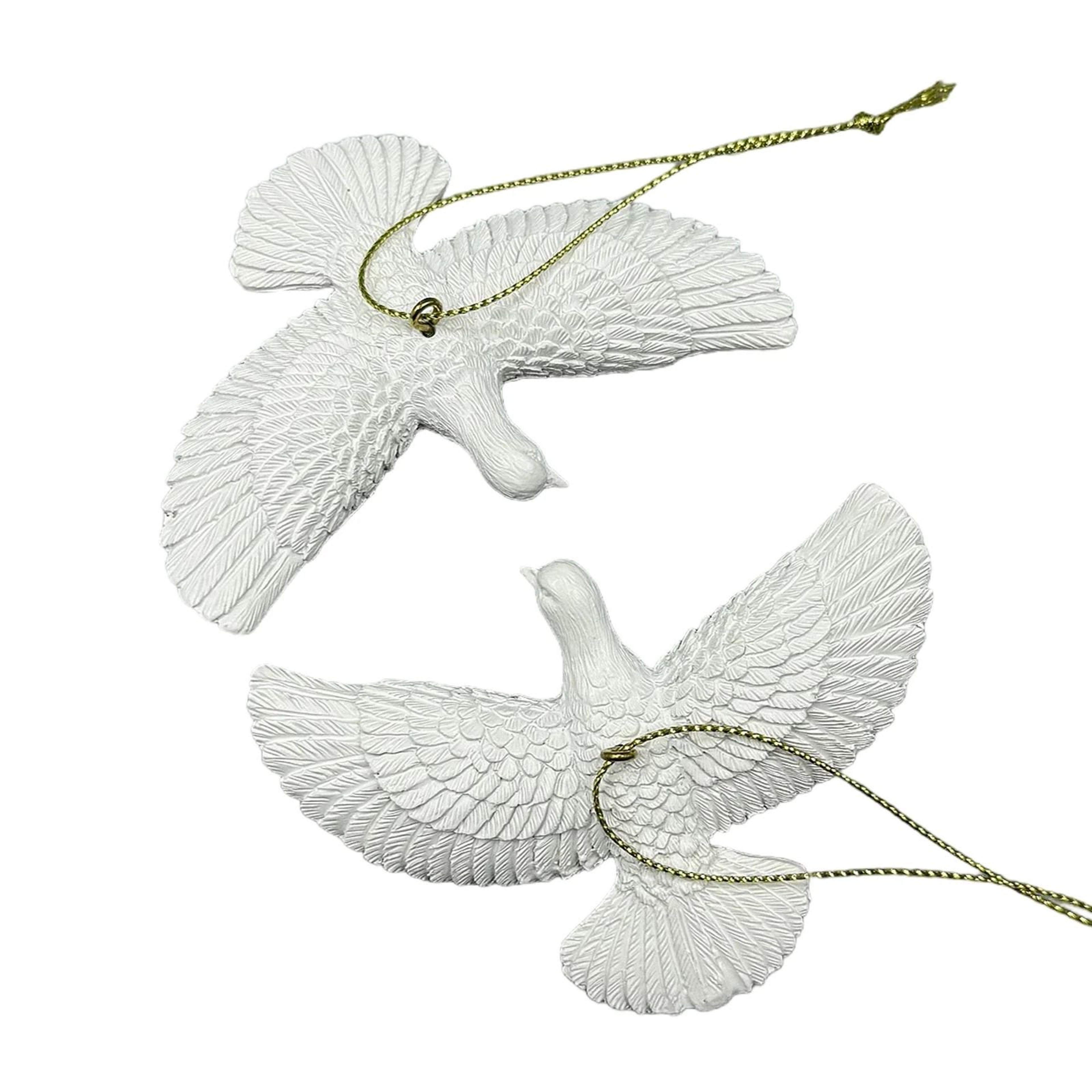 Friendship Doves Resin Christmas Ornament 6
