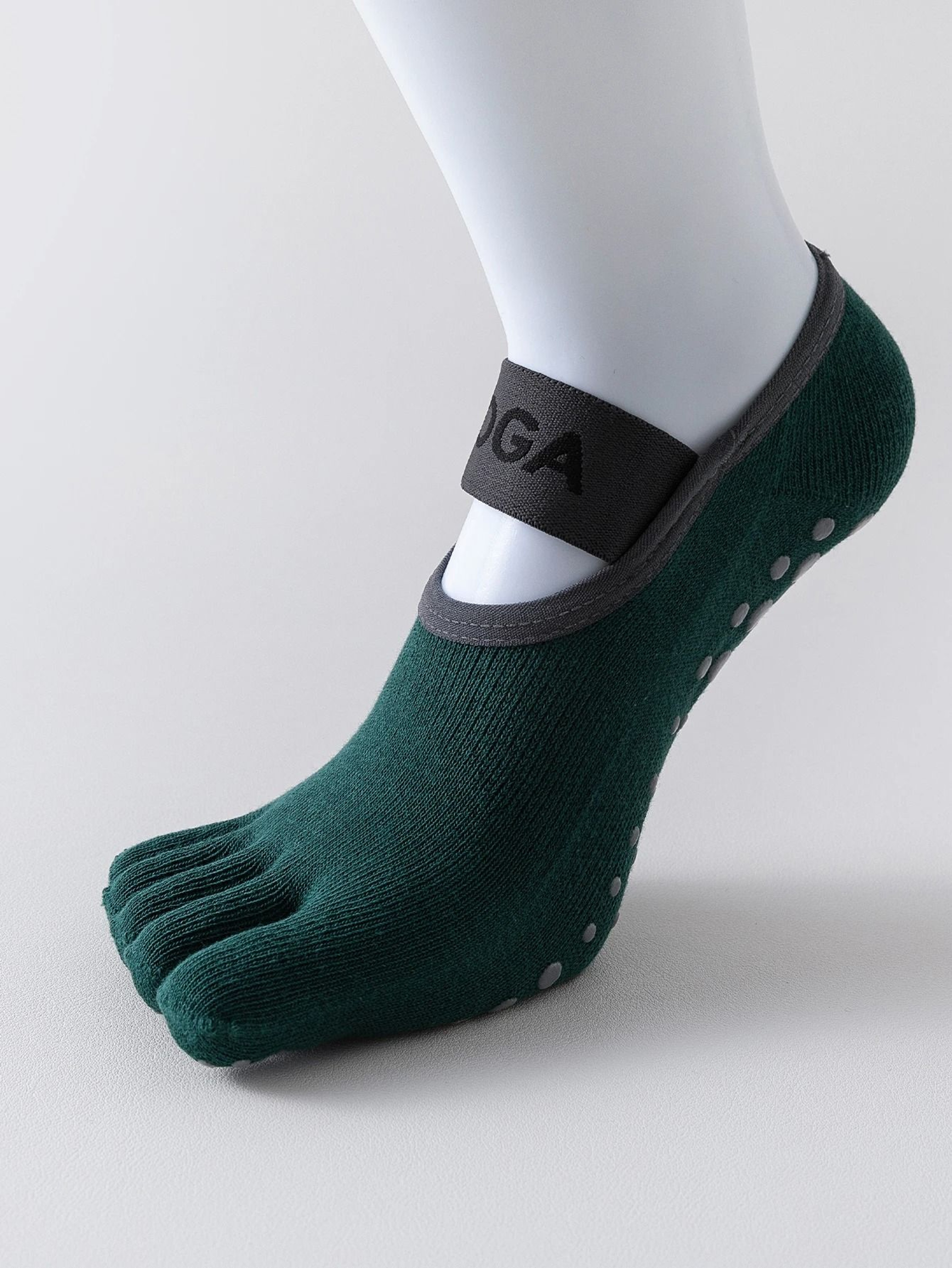 Women Five Finger Non Slip Yoga Pilates Socks 6