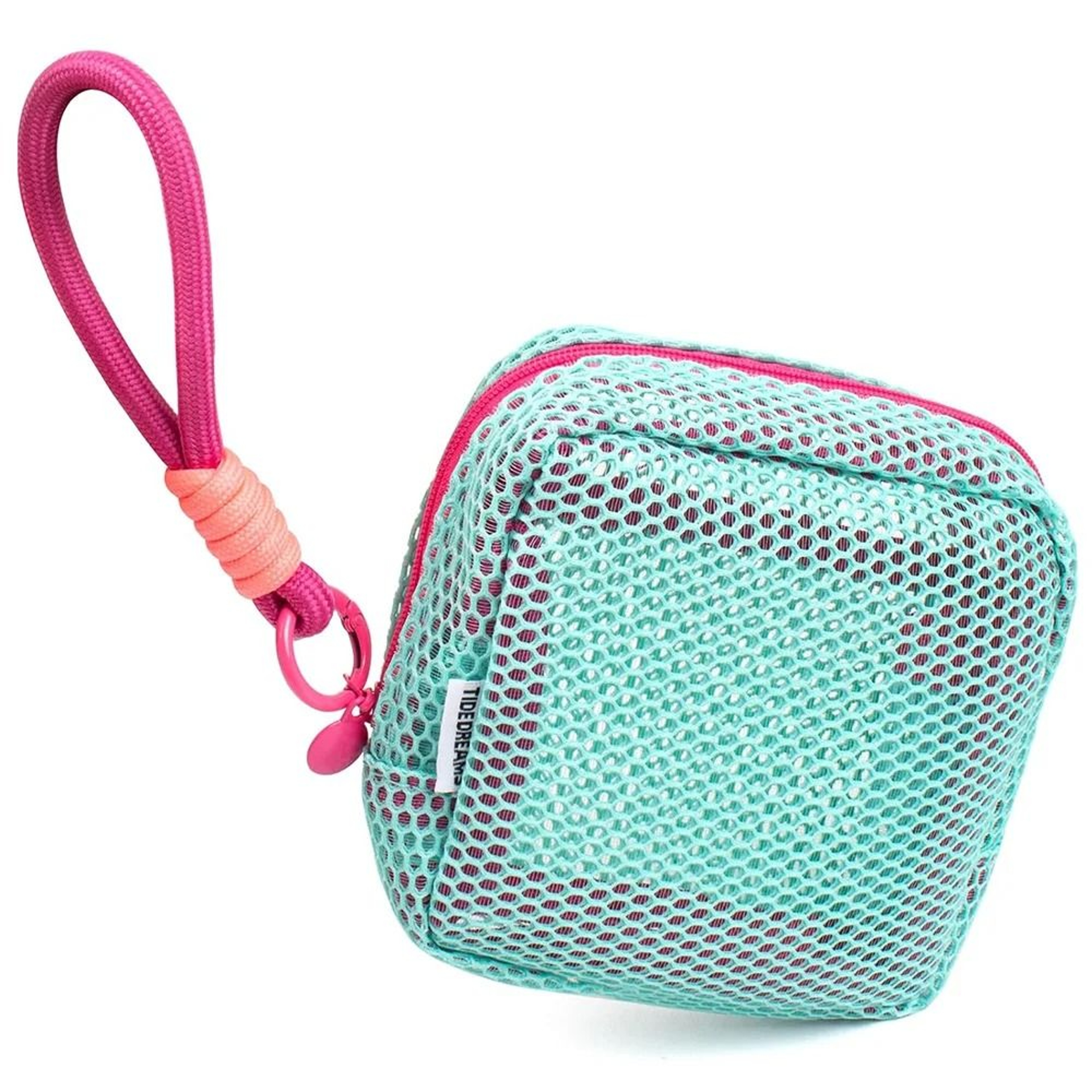 Square Mesh Cosmetic Bag With Zipper MultiPurpose Storage 7