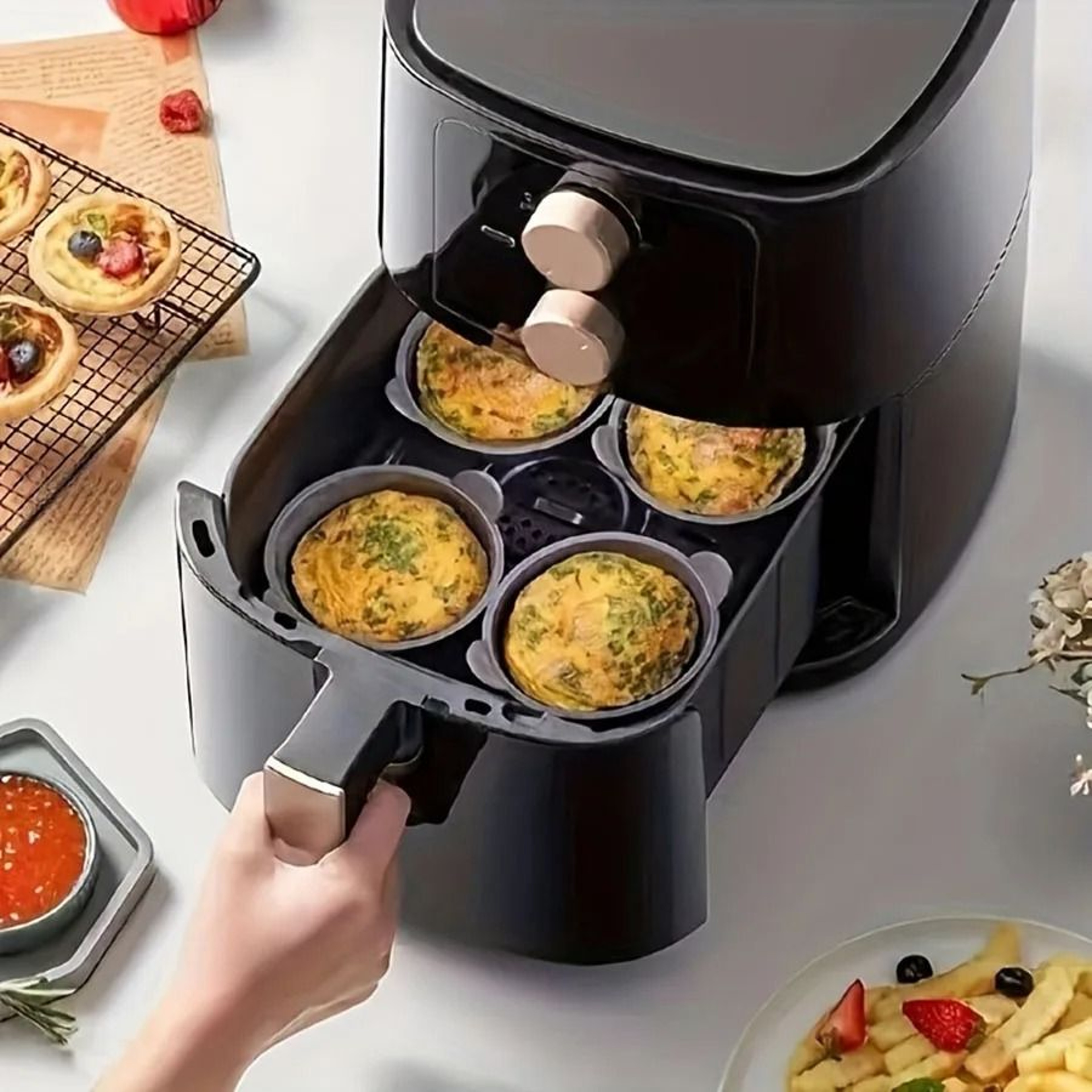 Silicone Egg Poacher Cups For Air Fryer And Cookware 0