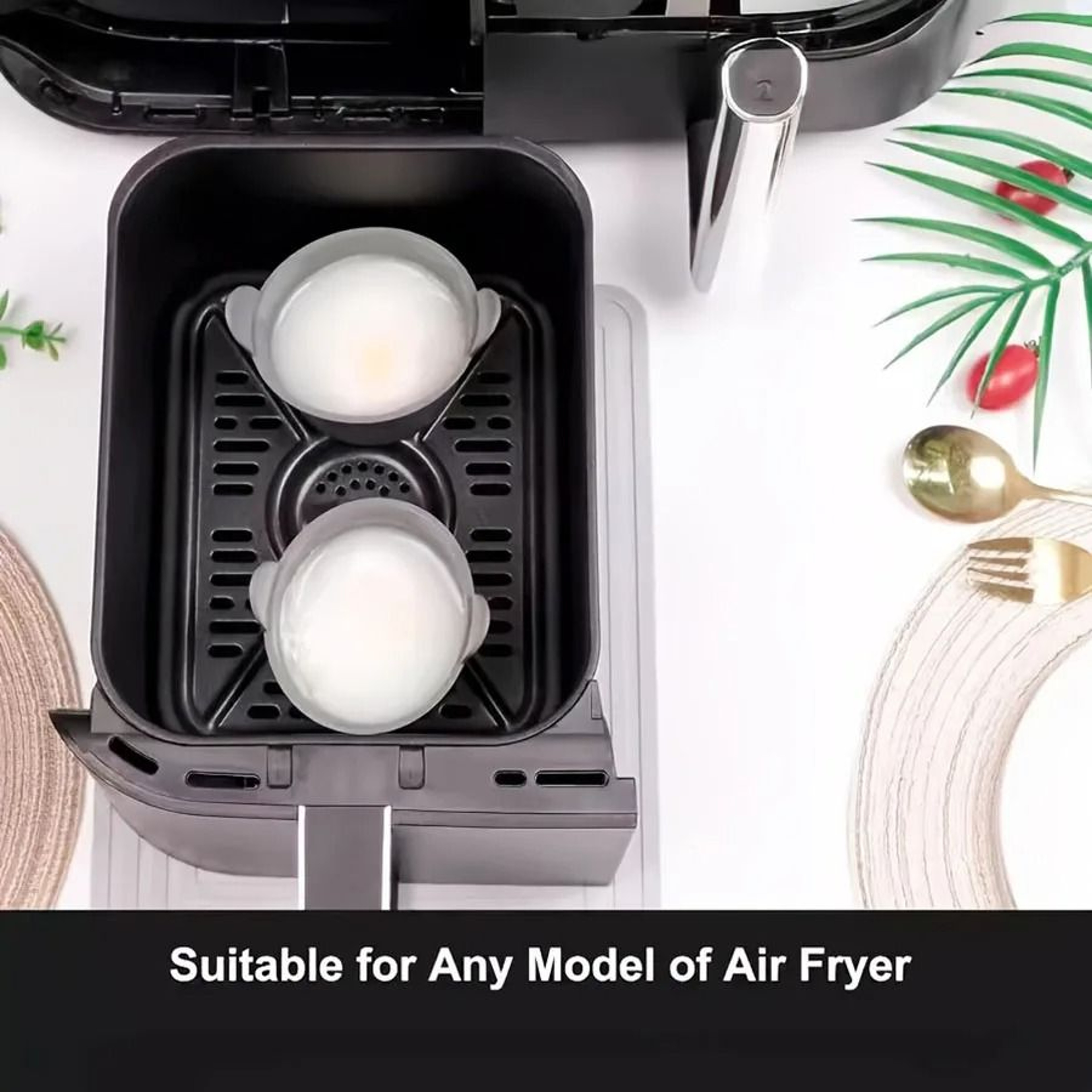 Silicone Egg Poacher Cups For Air Fryer And Cookware 2