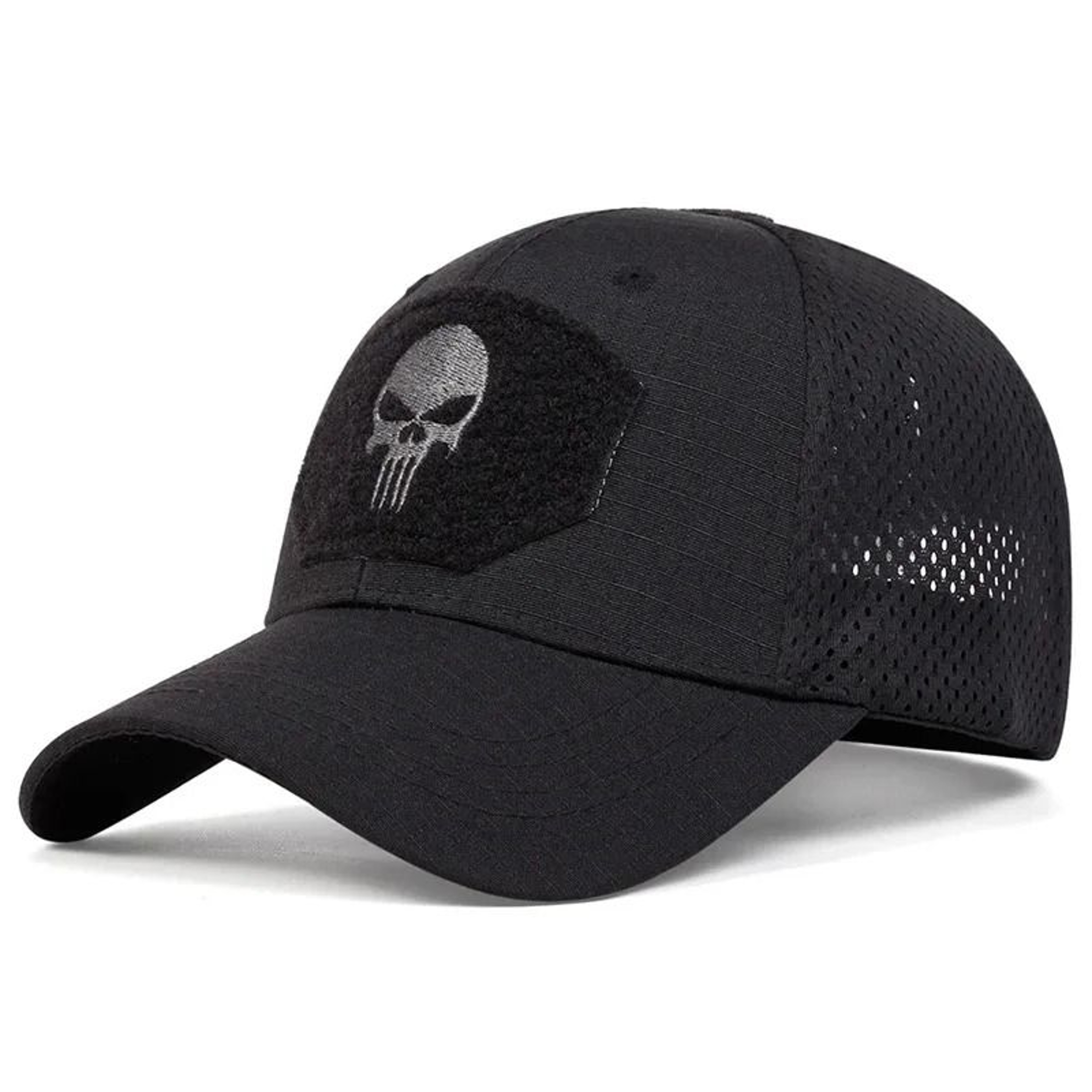 Skull Embroidered Baseball Cap Adjustable Outdoor Hat 6