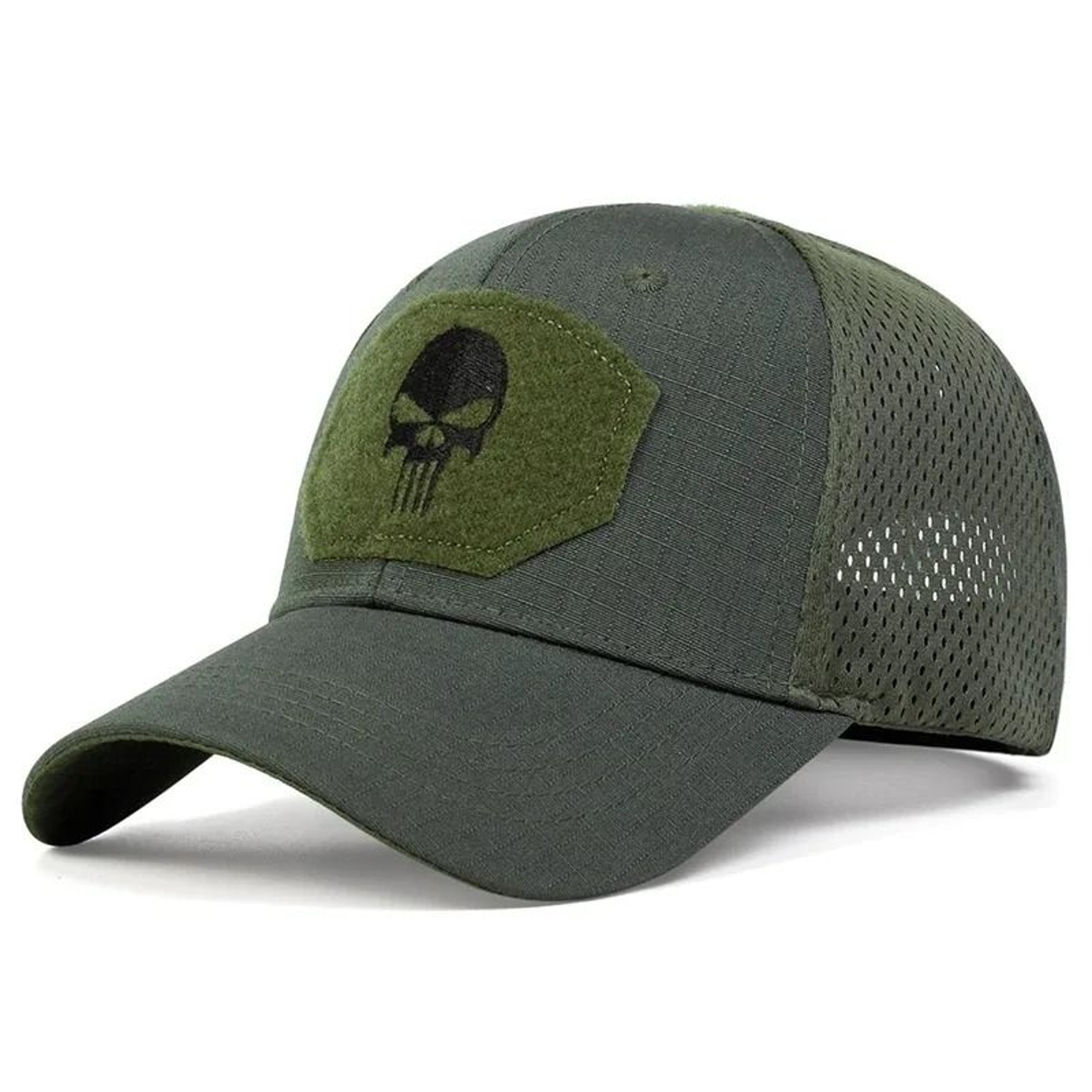 Skull Embroidered Baseball Cap Adjustable Outdoor Hat 11