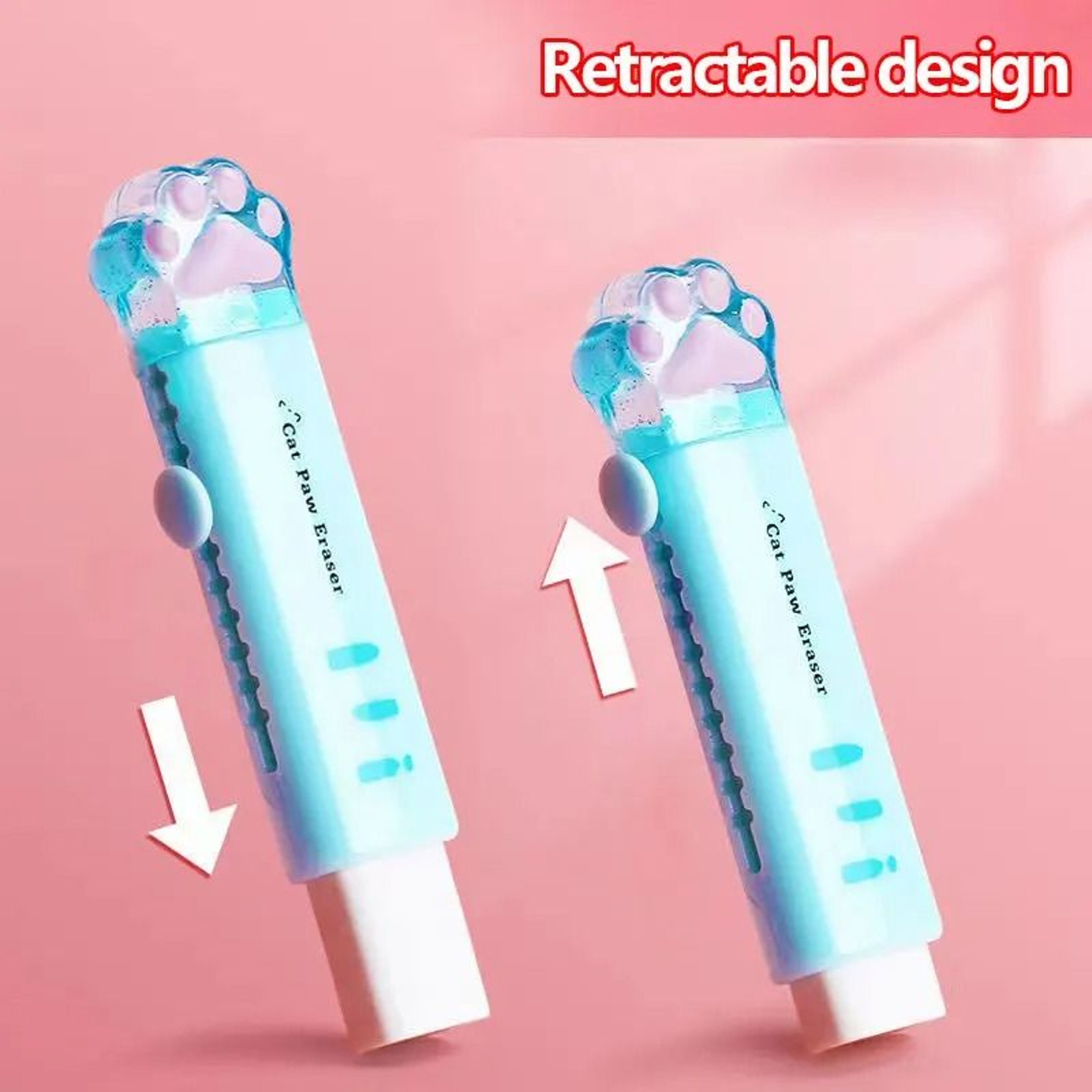 Retractable Cat Eraser Cute Stationery For School And Office 3