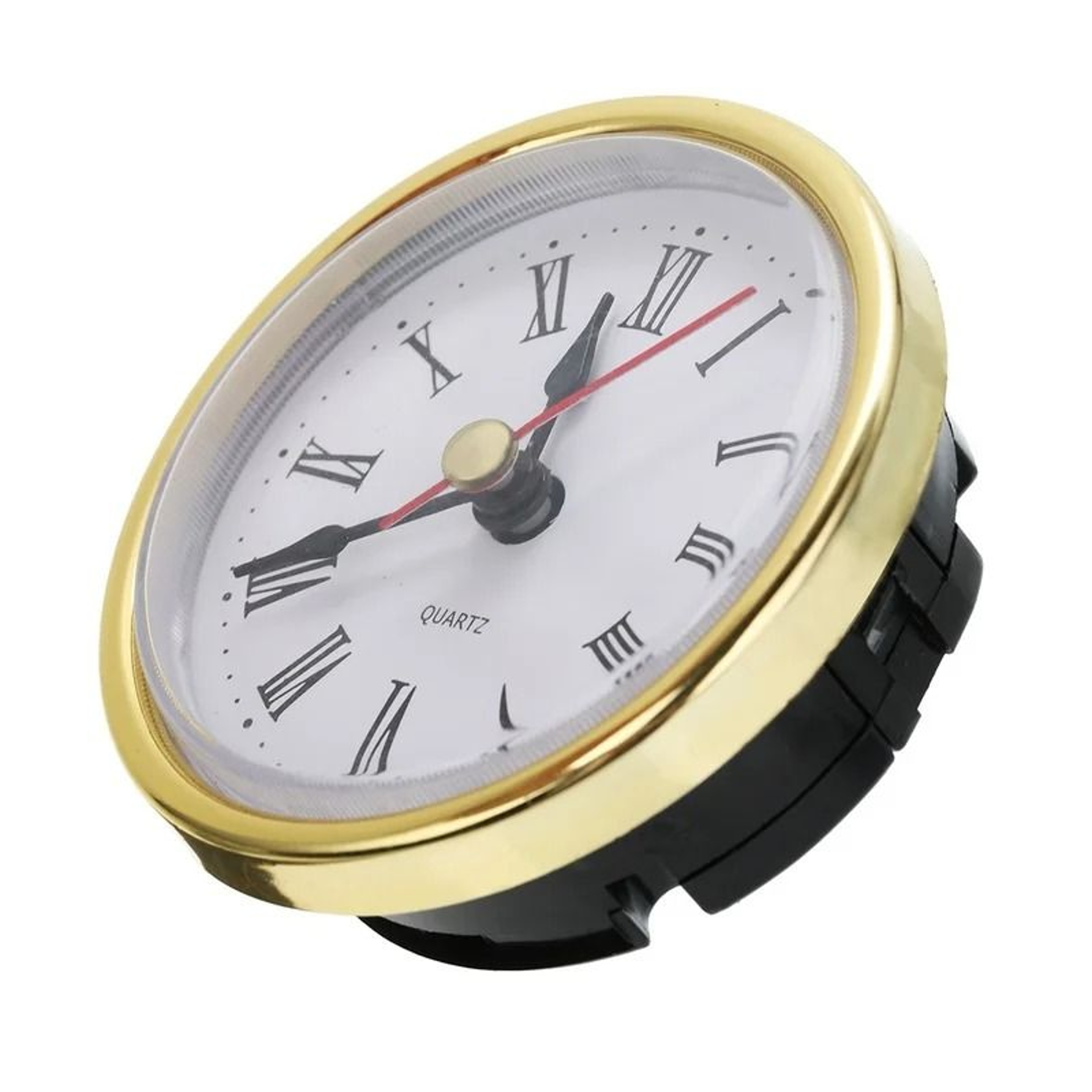 Classic Round Quartz Clock Insert With Roman Numerals 4