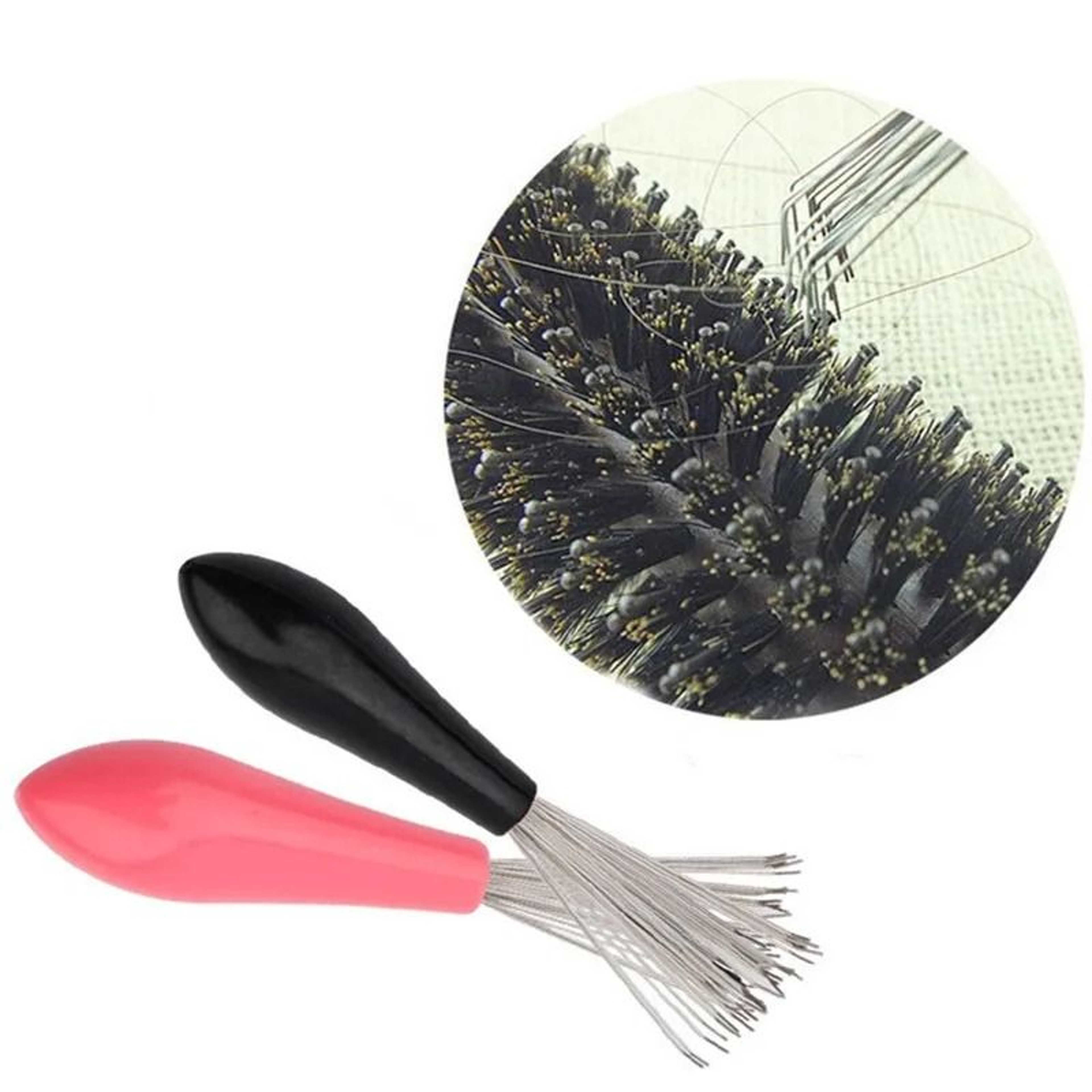 Hair Brush Cleaner With Plastic Handle For Combs And Brushes 2