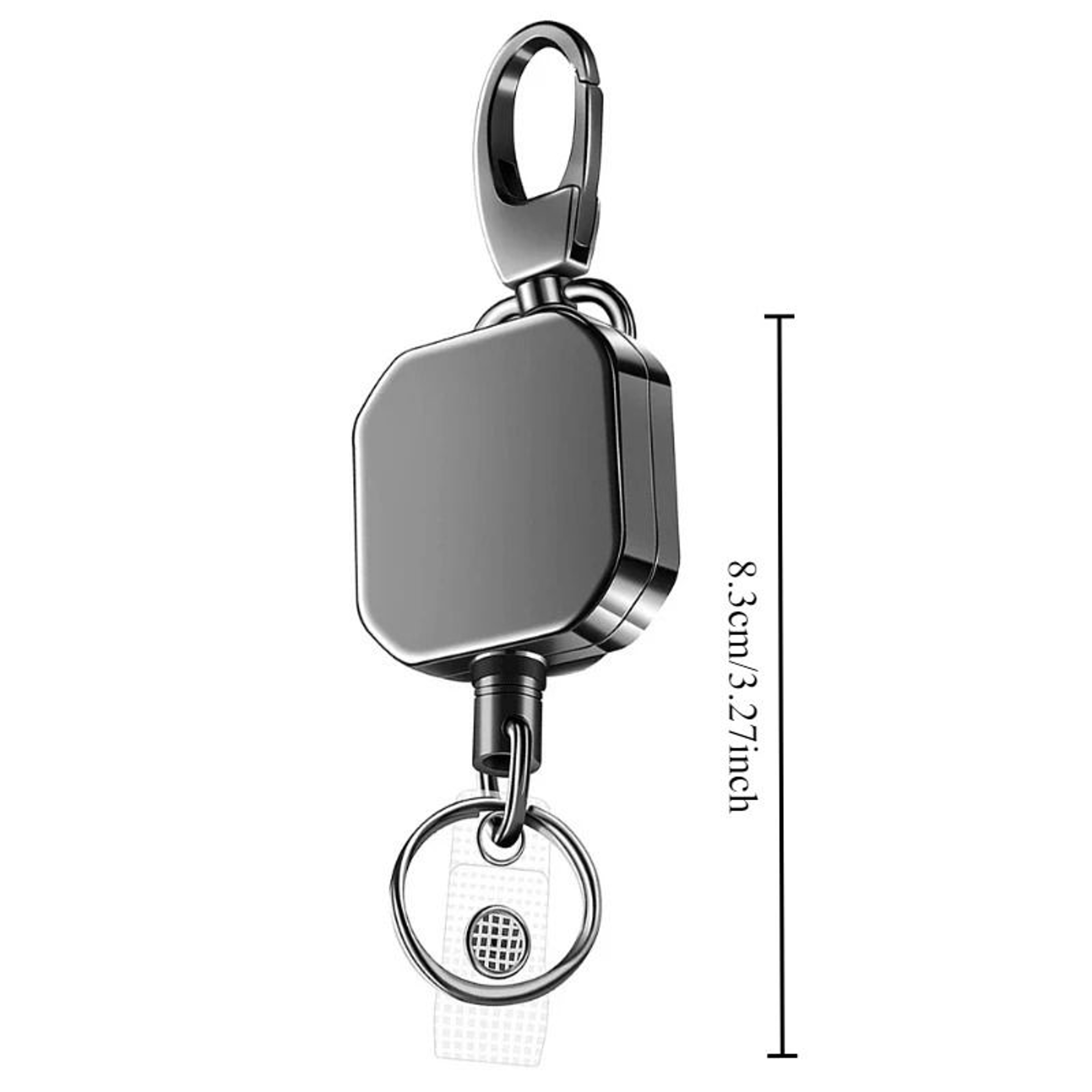 Retractable Key Chain Belt Badge Reel Clip For Keys And Ids 4