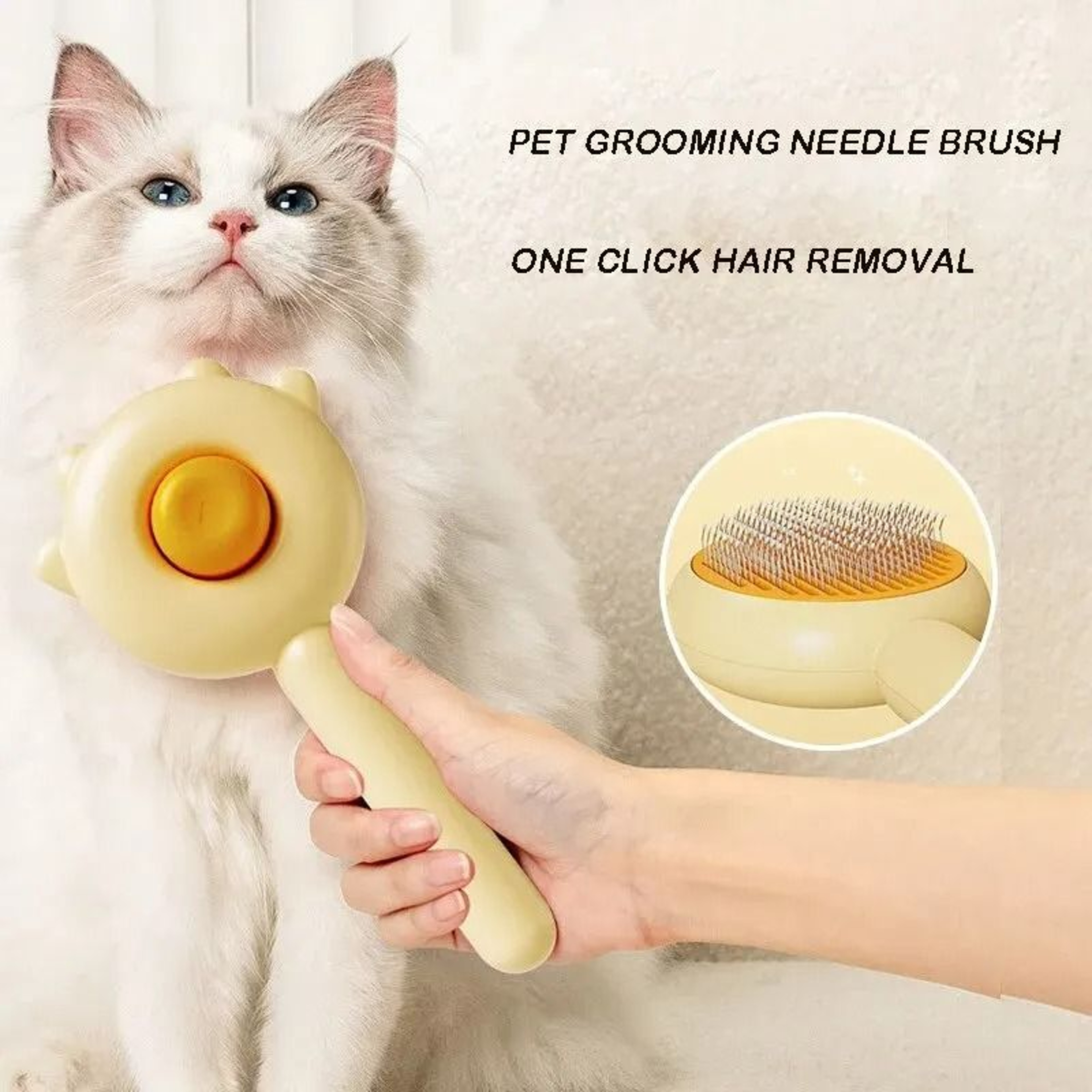 Pet Grooming Needle Brush For Cats And Dogs 0