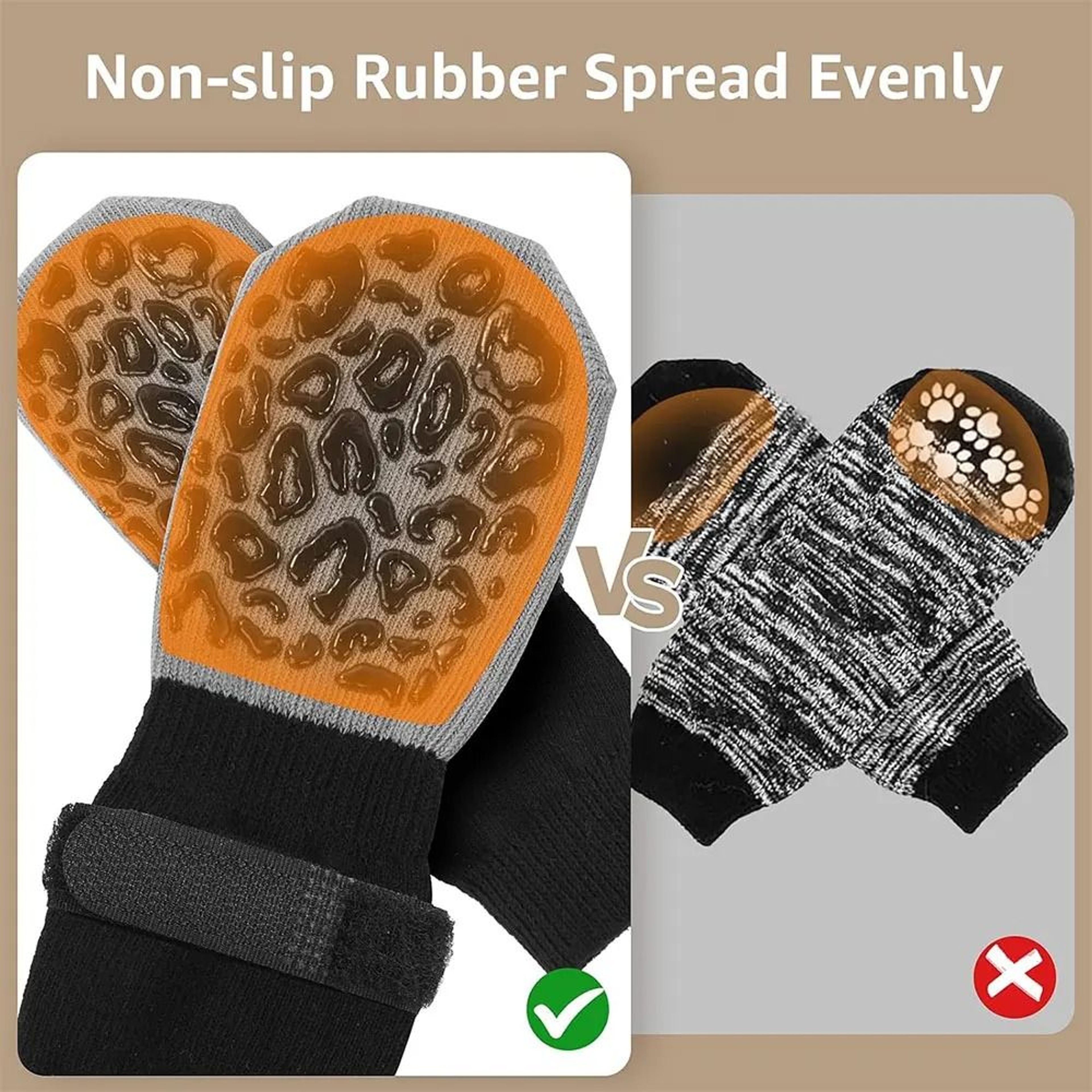 Four Pack Anti Slip Dog Socks For Paw Protection And Comfort 1