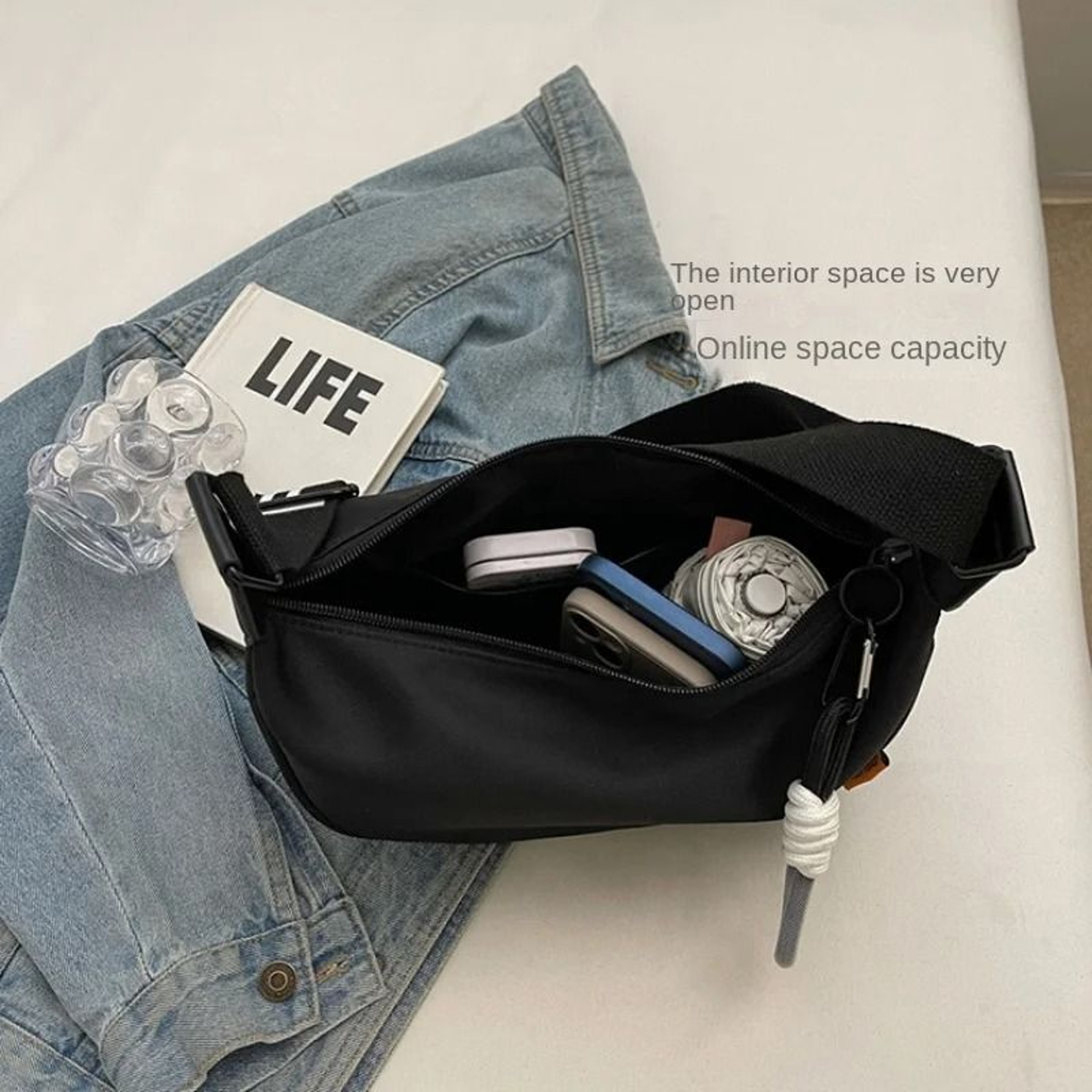 Crossbody Shoulder Bag With Wide Strap For Women 4