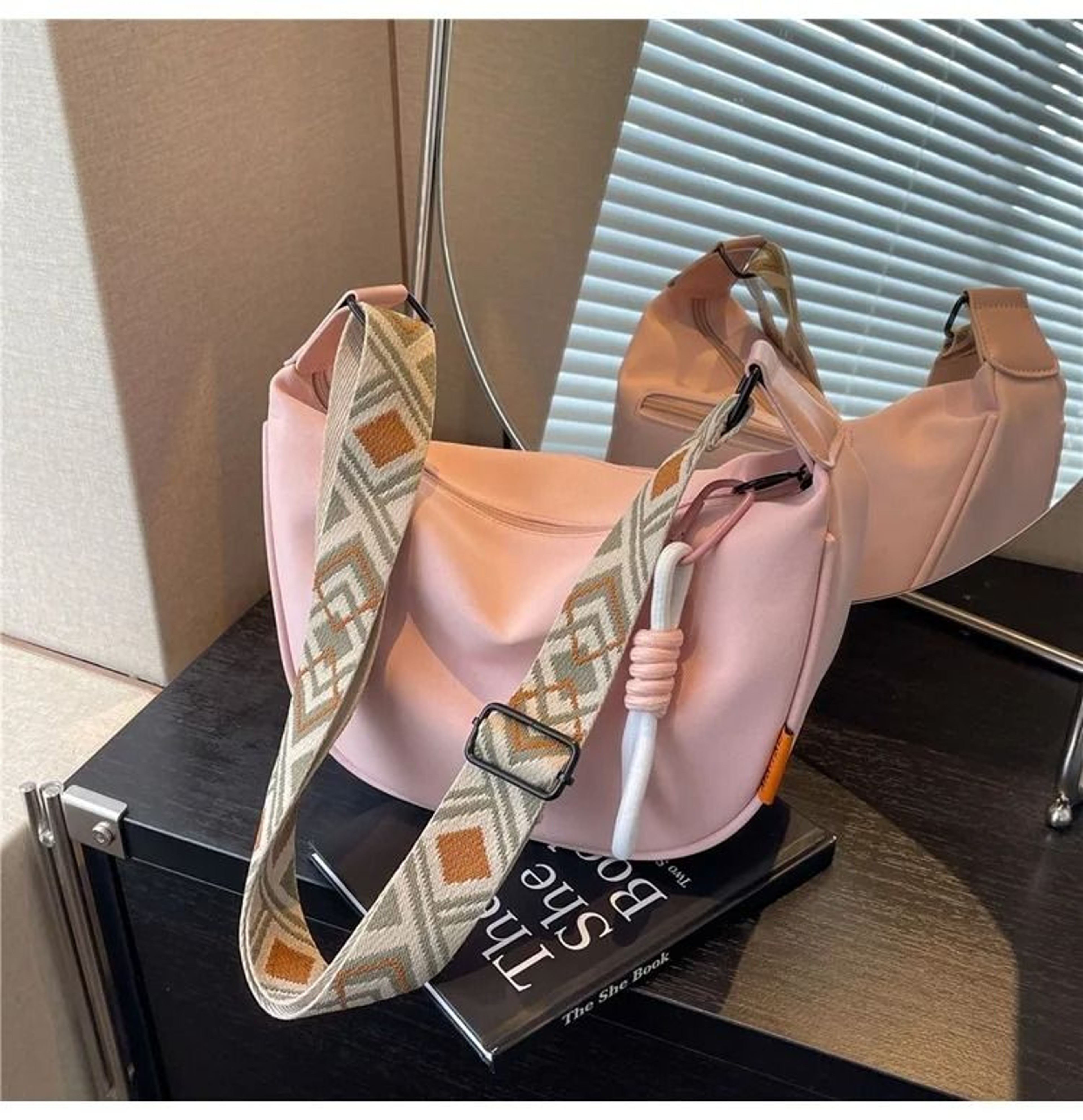 Crossbody Shoulder Bag With Wide Strap For Women 8