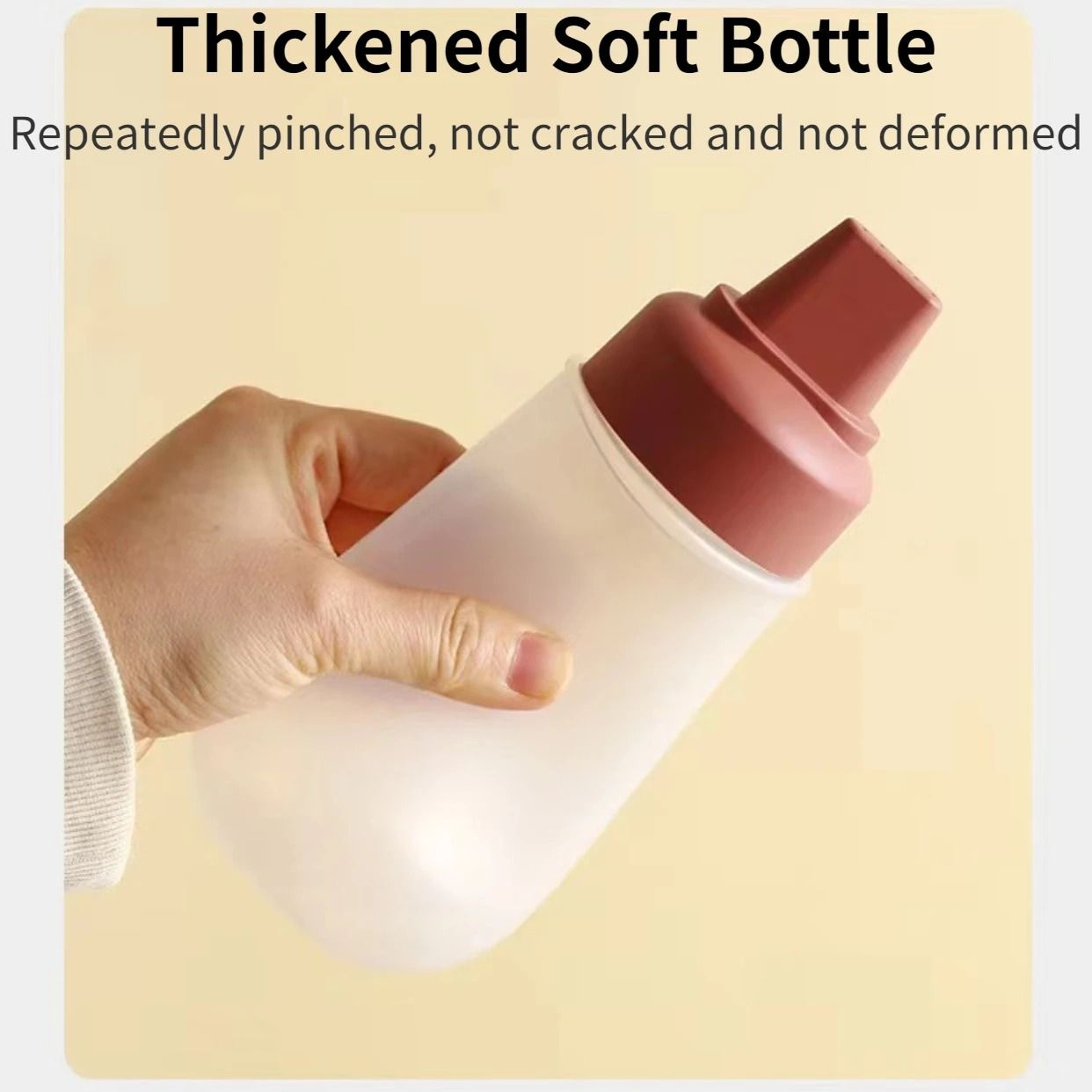 Squeeze Style Sauce Bottle 350ML For Condiments And Dressings 4