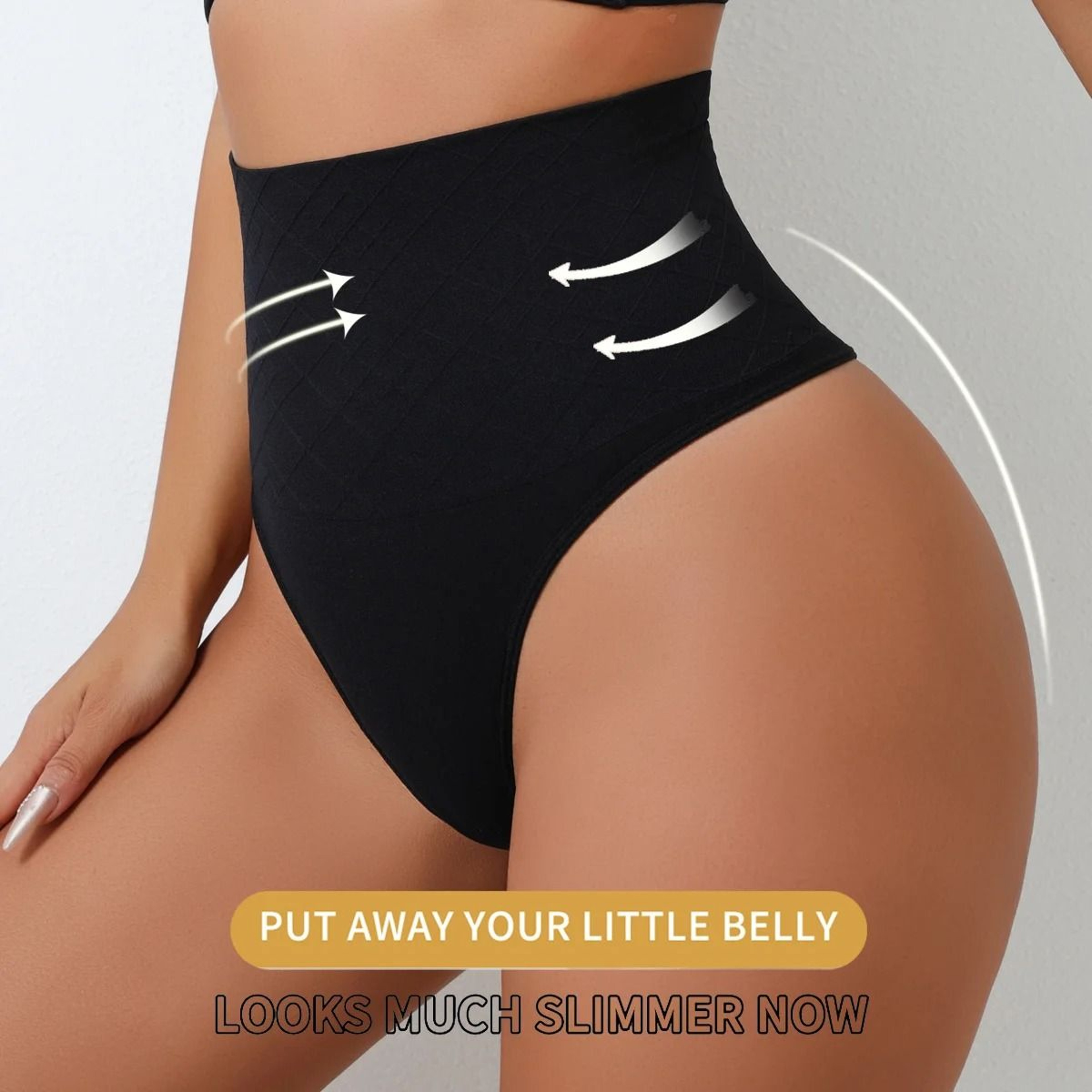 High Waist Seamless Tummy Control Thong For Women 5