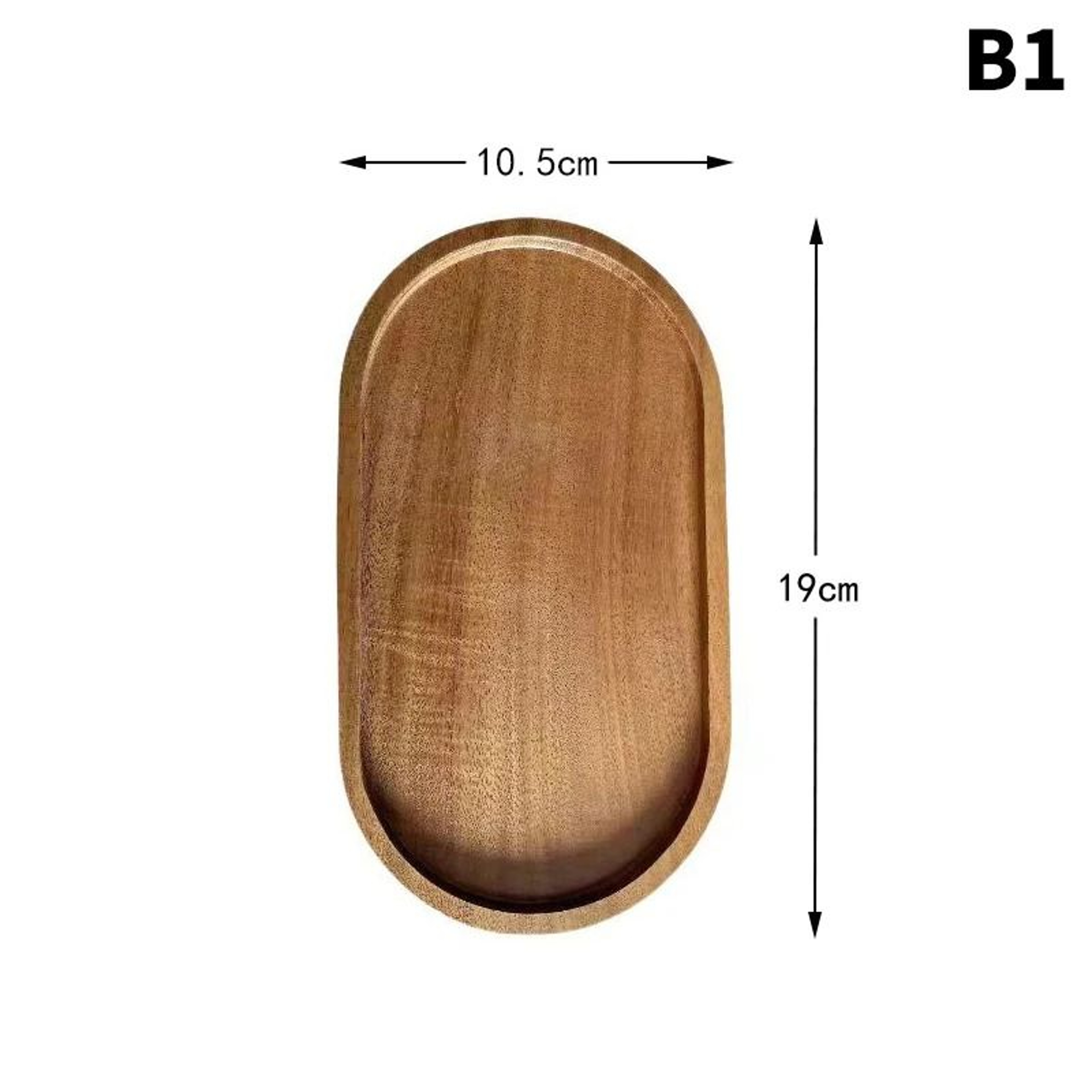 Solid Wood Food Tray For Snacks And Tea 6